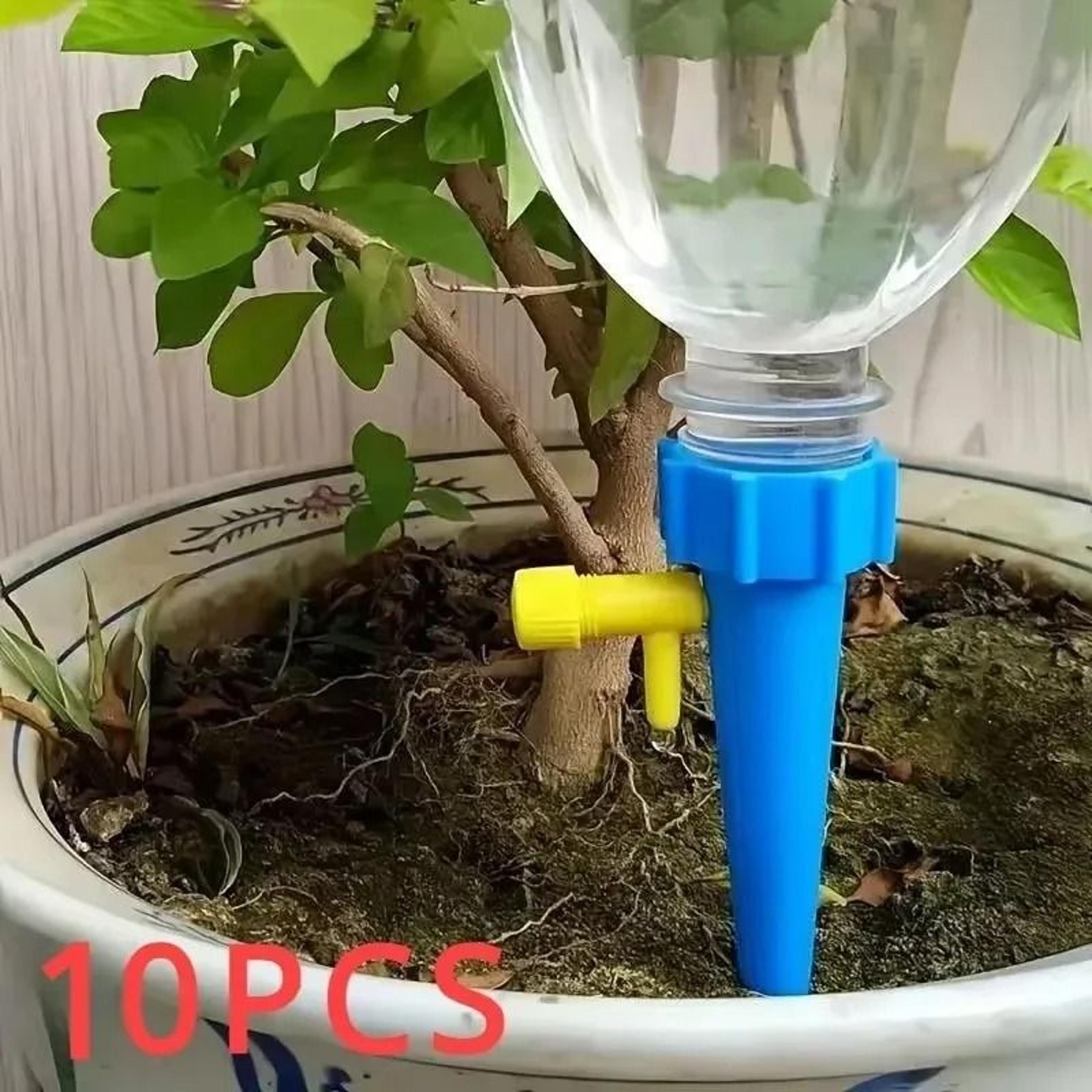 adjustable automatic drip irrigation water emitters (10 or 50 pack)