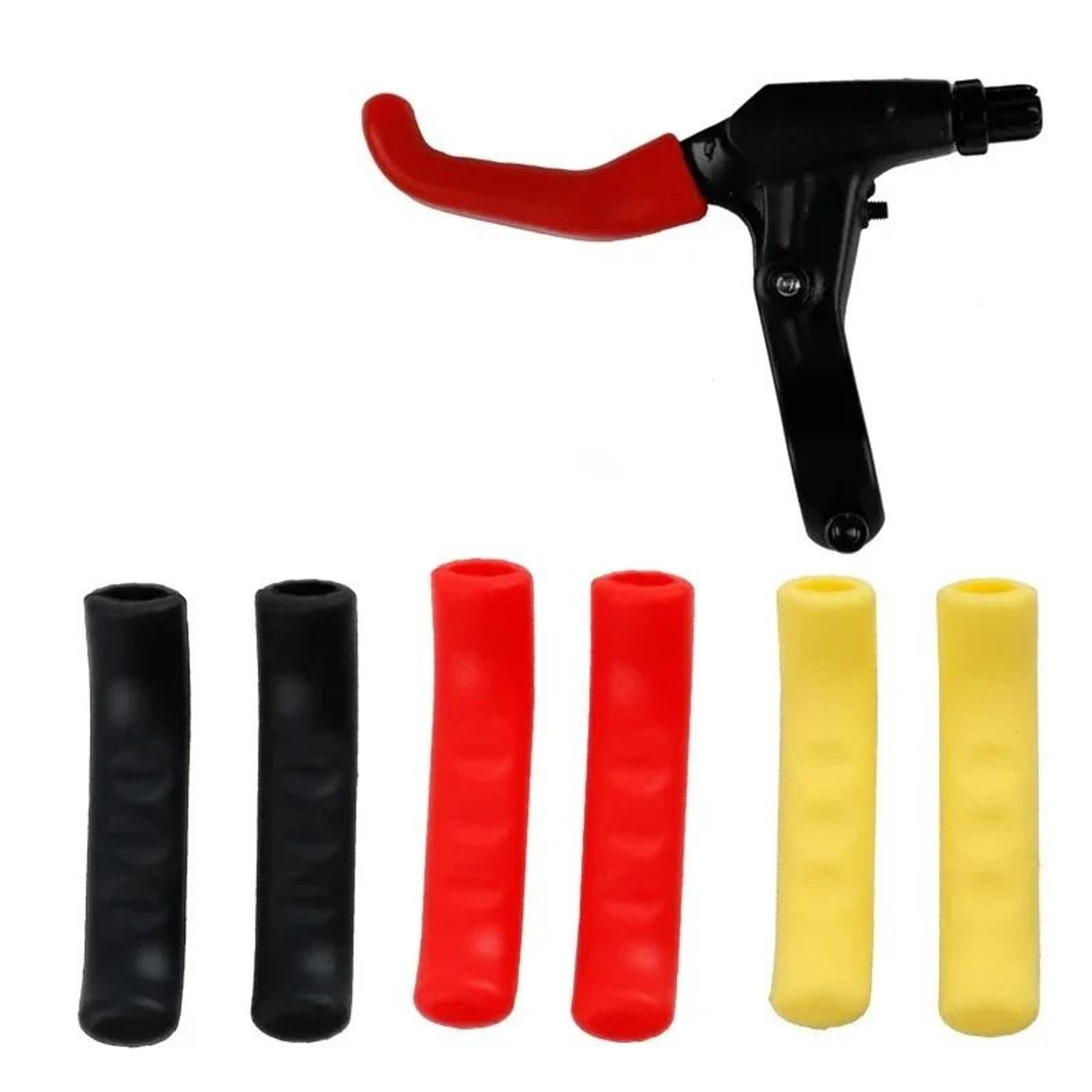non-slip silicone bicycle brake lever protective grips (1 pair)
