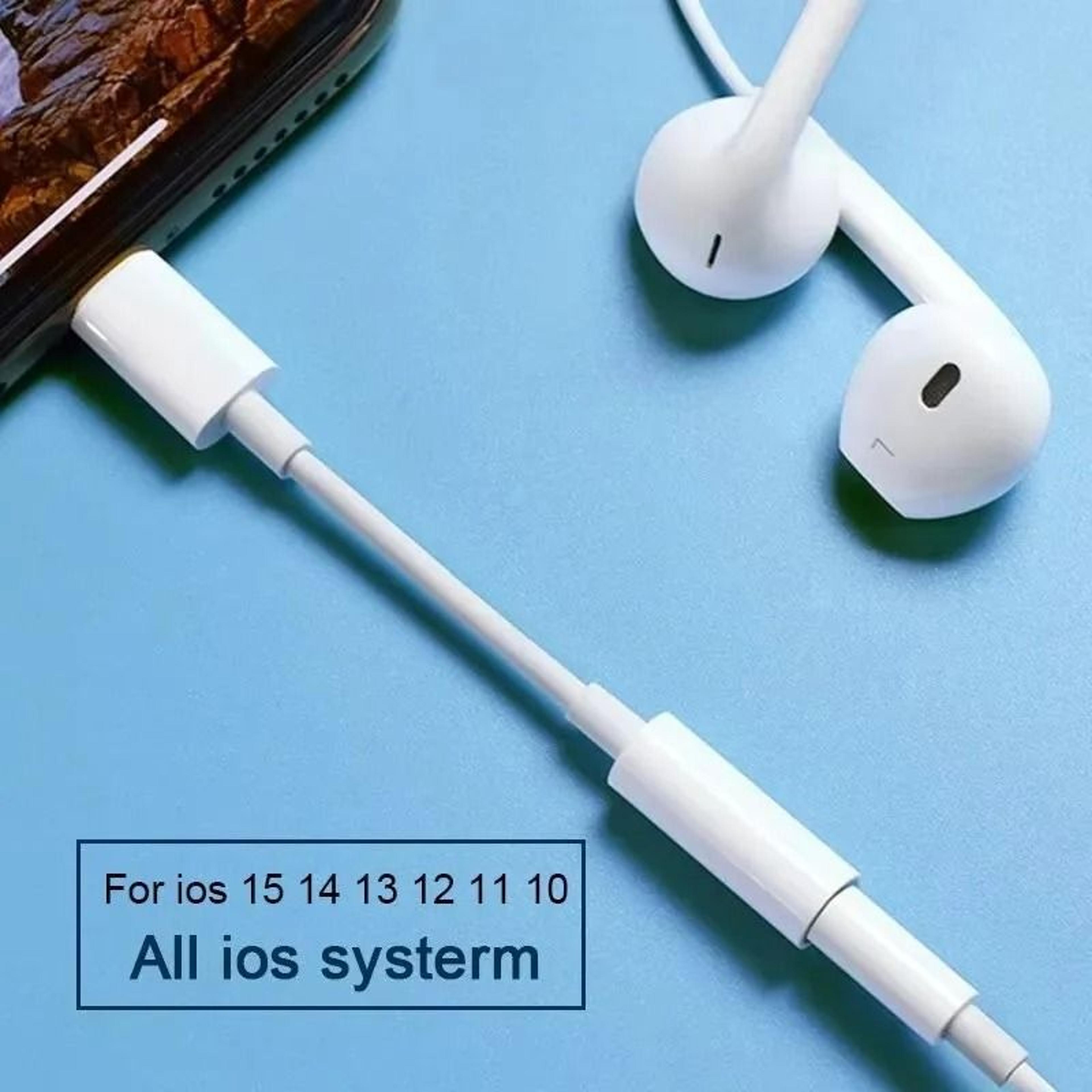 lightning to 3.5 mm aux headphone jack audio adapter