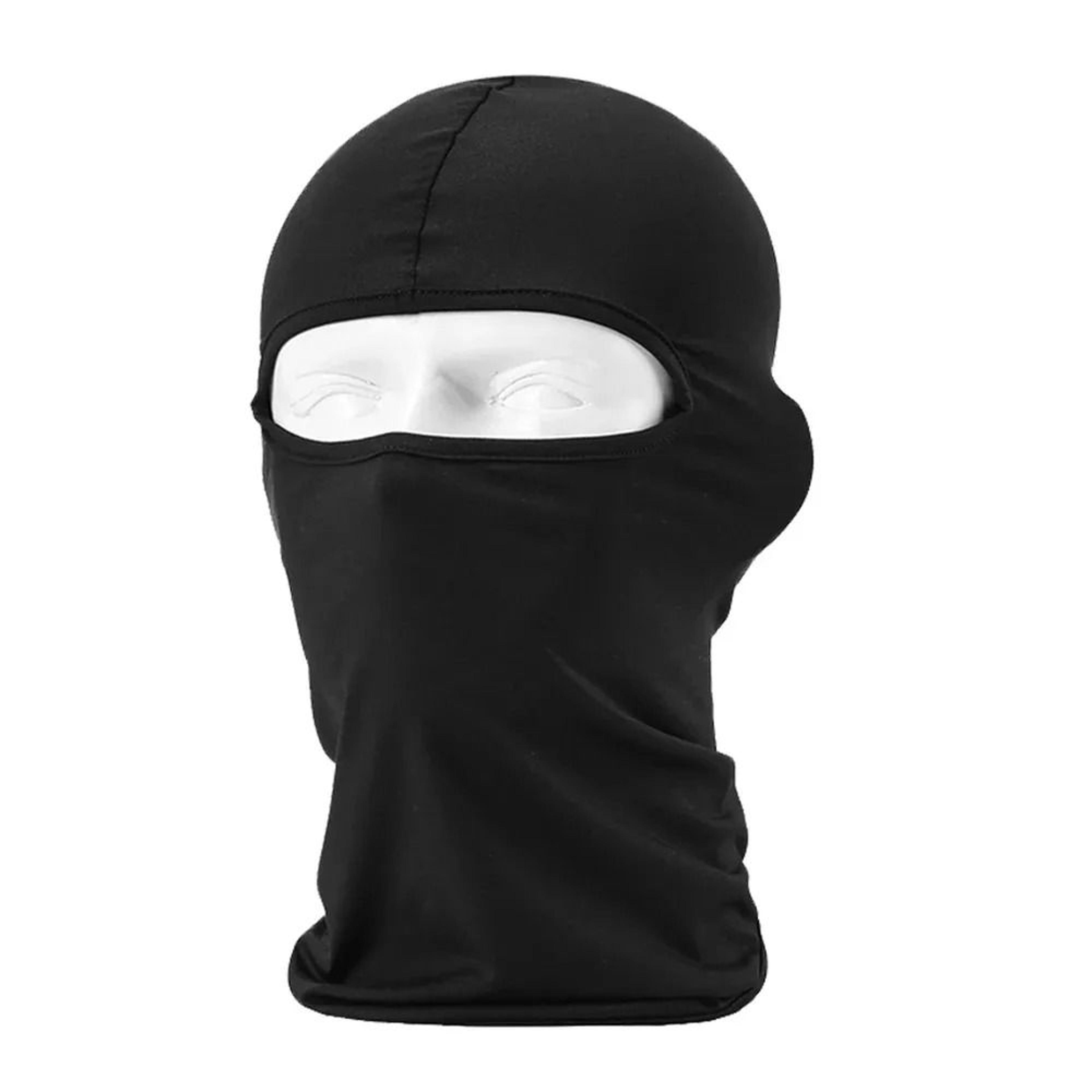 all season black motorcycle balaclava face mask & outdoor shield