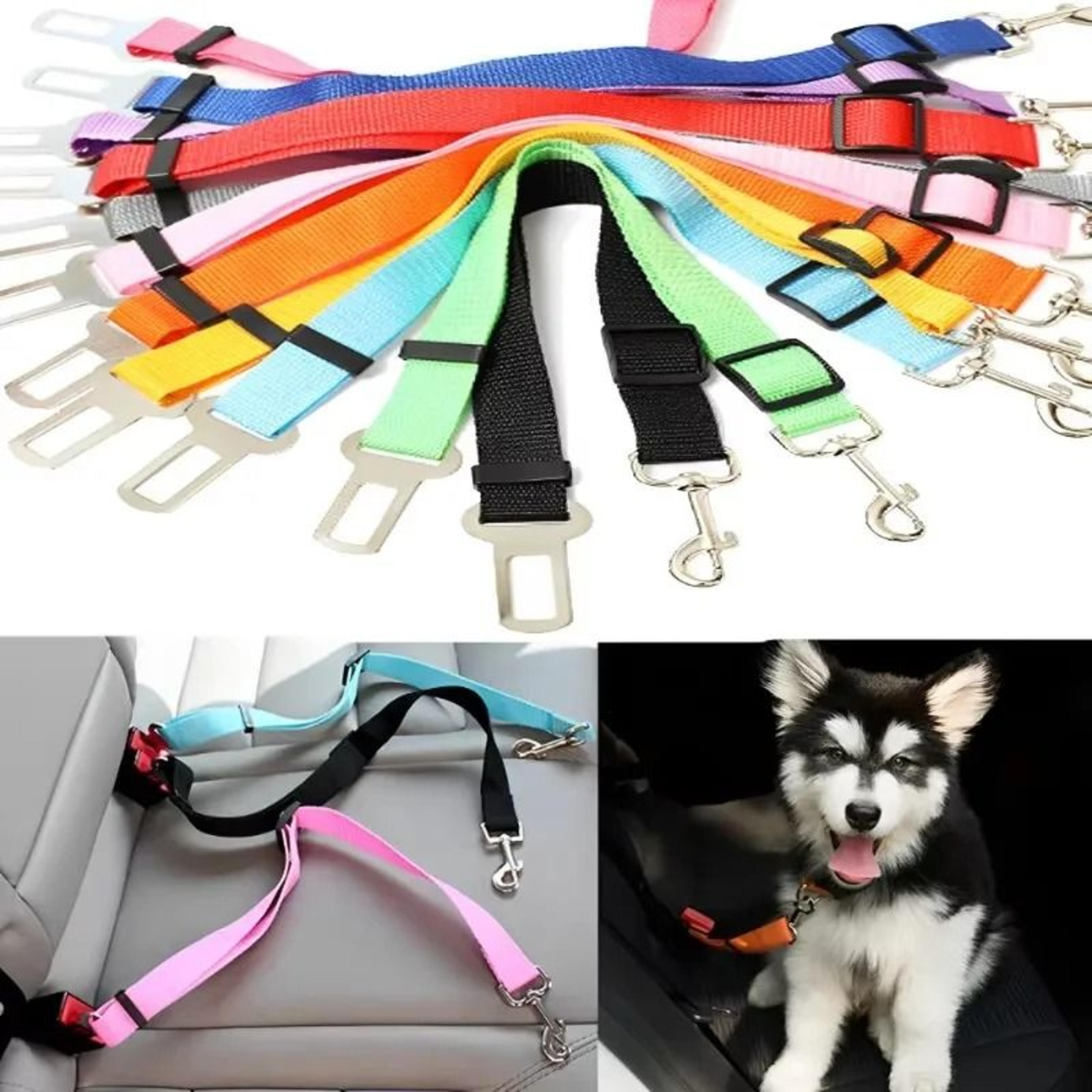 universal adjustable car safety seatbelt tether for dogs and cats
