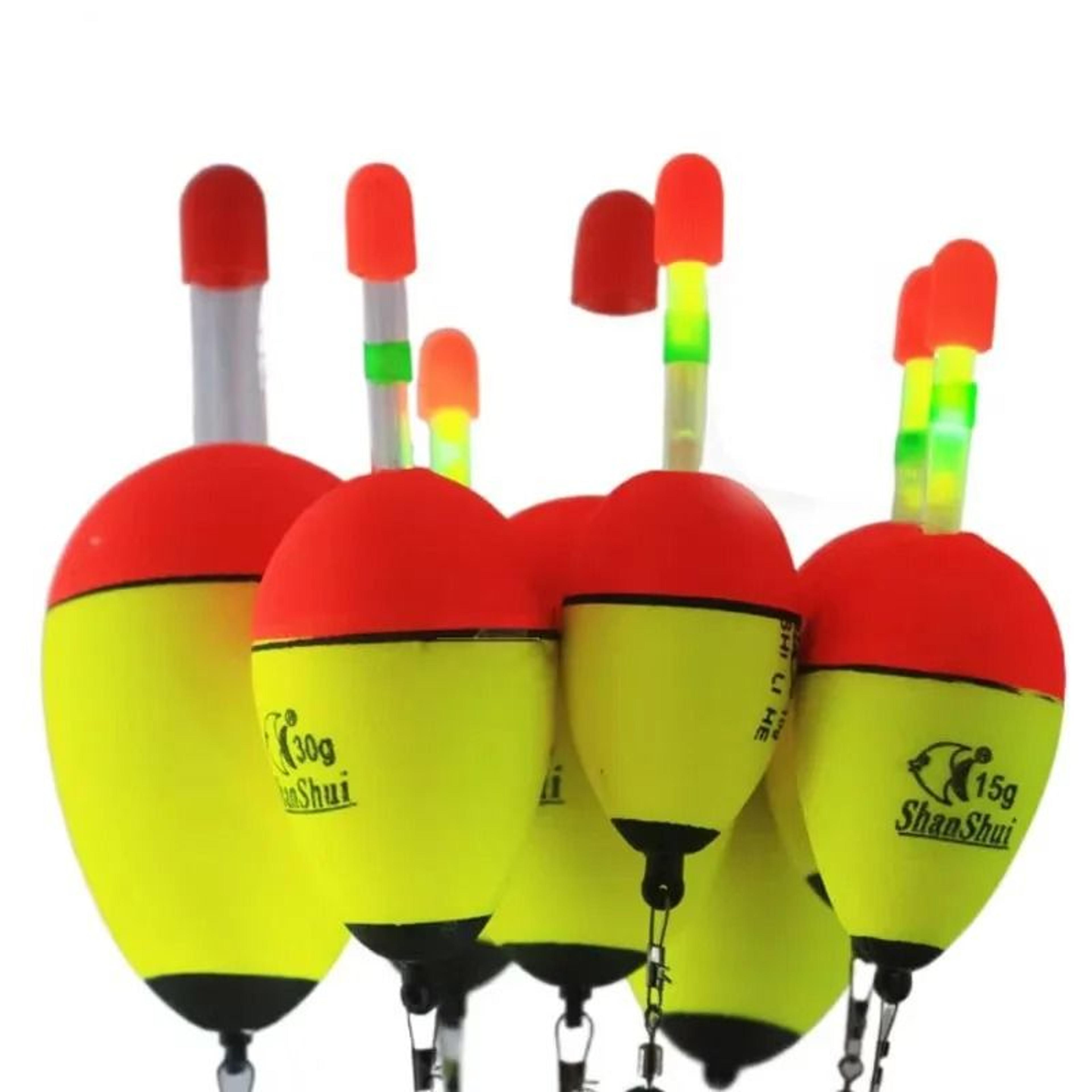 high buoyancy eva foam rock fishing strike indicators with night light stick adapter