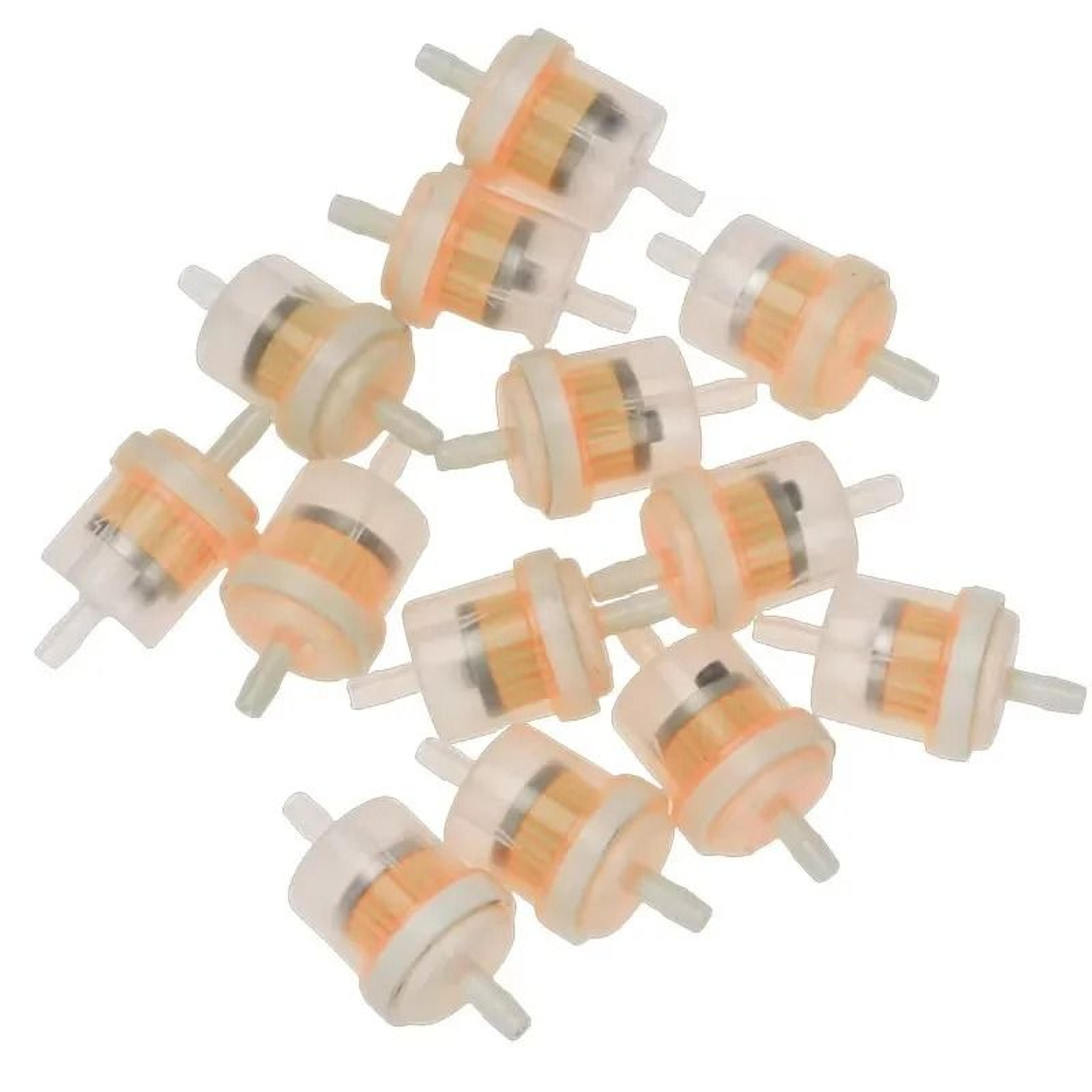 universal clear inline gas fuel filter for motorcycle, dirt bike, scooter, and atv