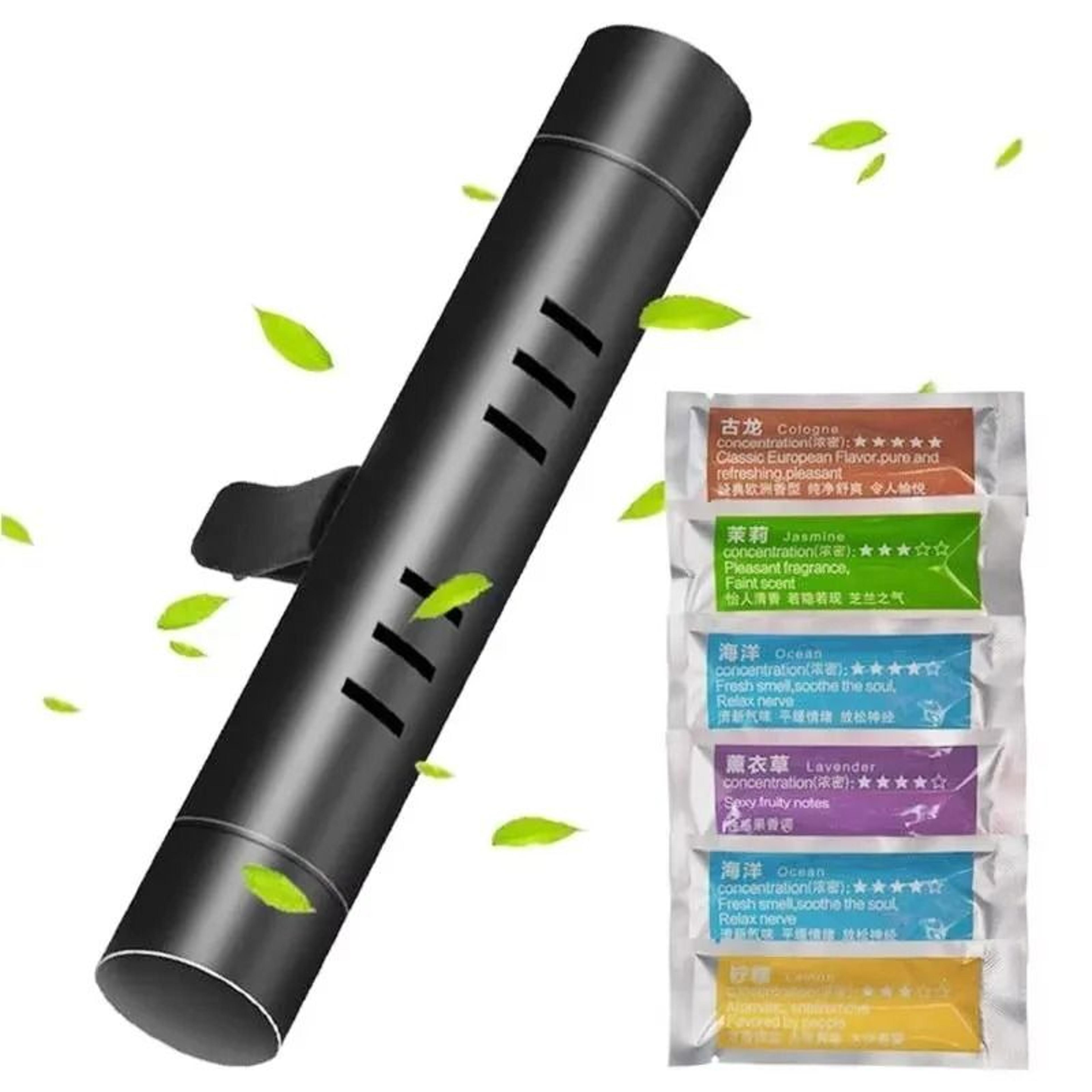 car air vent perfume stick freshener and aroma clip set