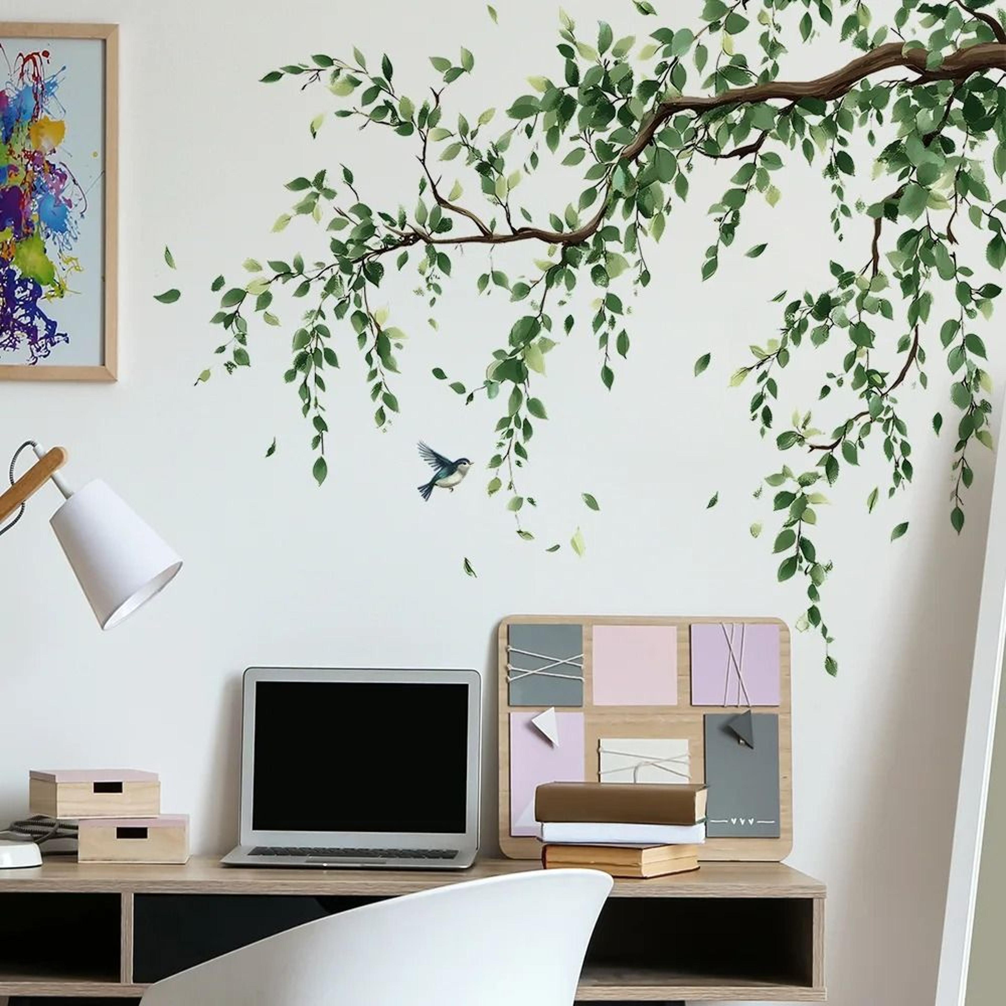 creative tree wall stickers – removable vinyl art decals for living room & bedroom decor