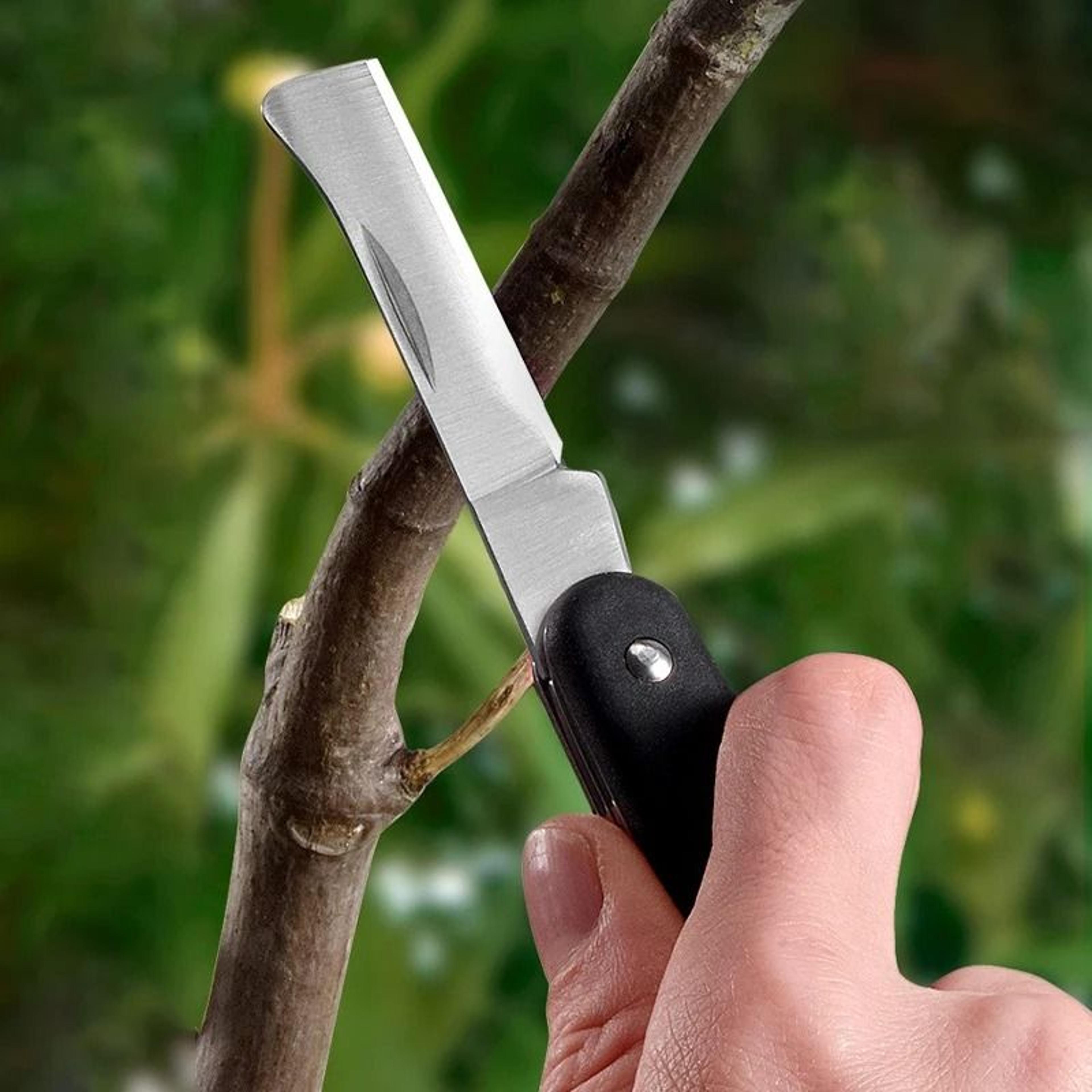 professional stainless steel garden grafting knife for fruit trees, bonsai, and budding