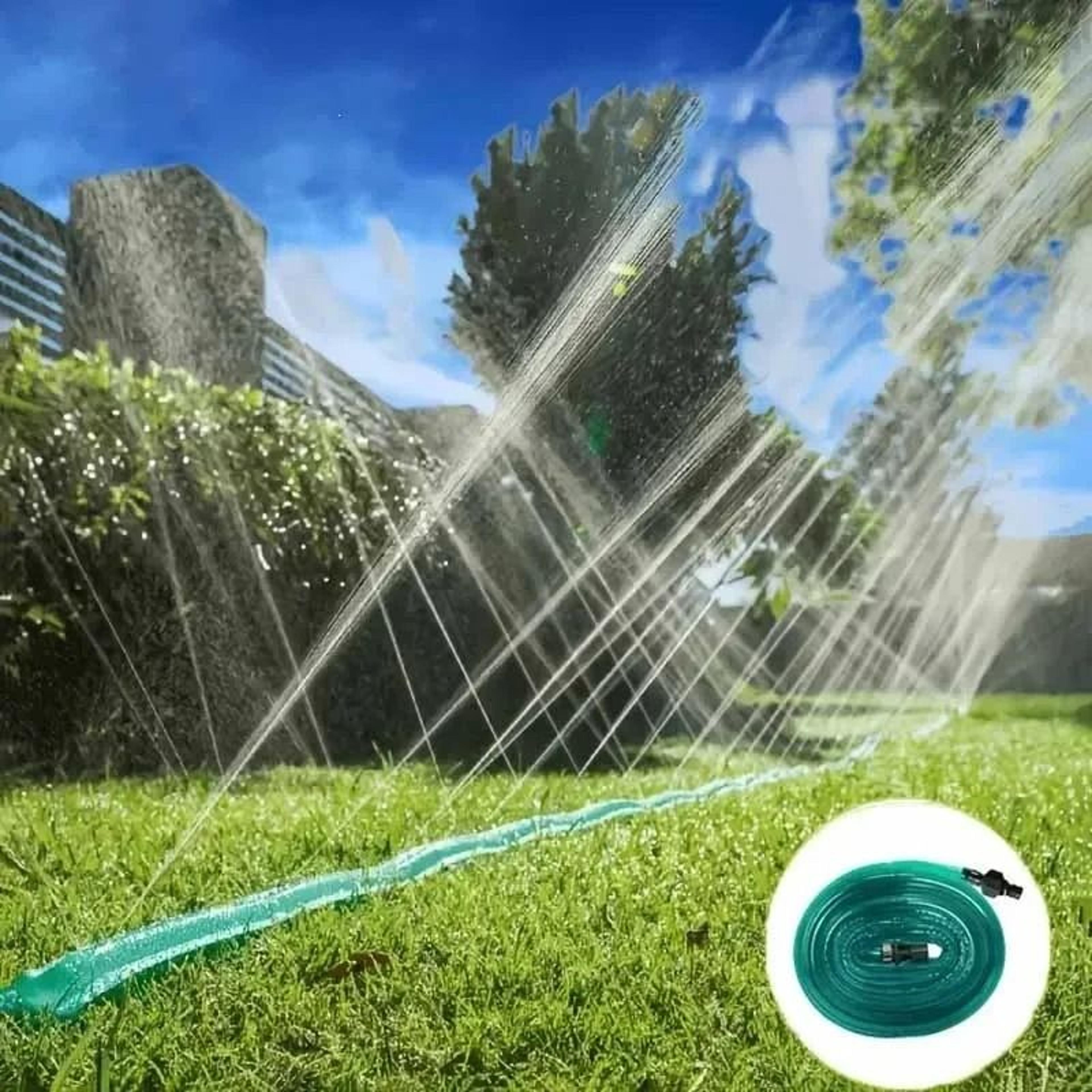 automatic garden lawn sprinkler with agricultural watering hose set