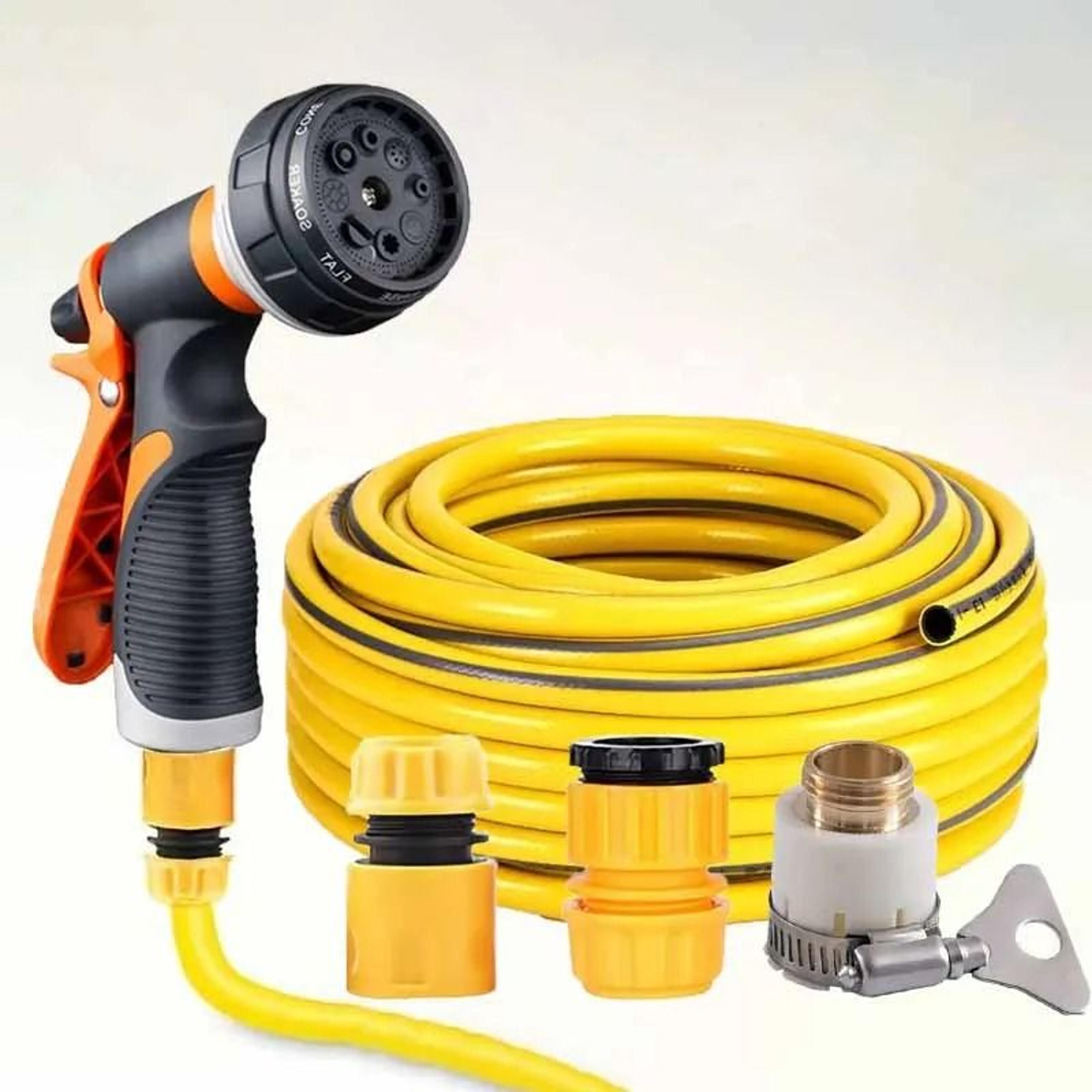 high pressure garden irrigation spray gun – multi purpose water hose nozzle for car washing and yard cleaning