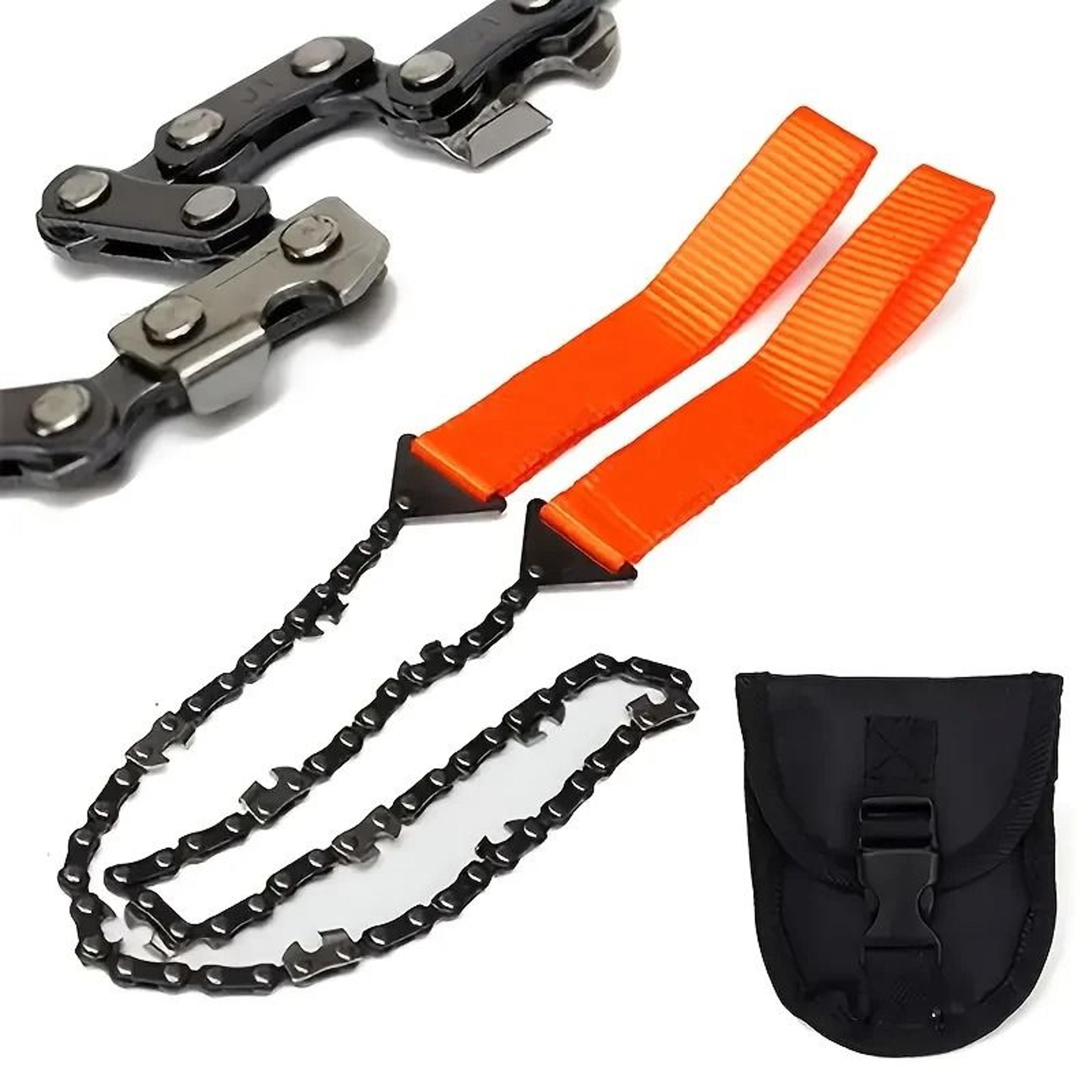 portable pocket chainsaw hand rope saw – emergency survival gear for outdoor camping & tree cutting