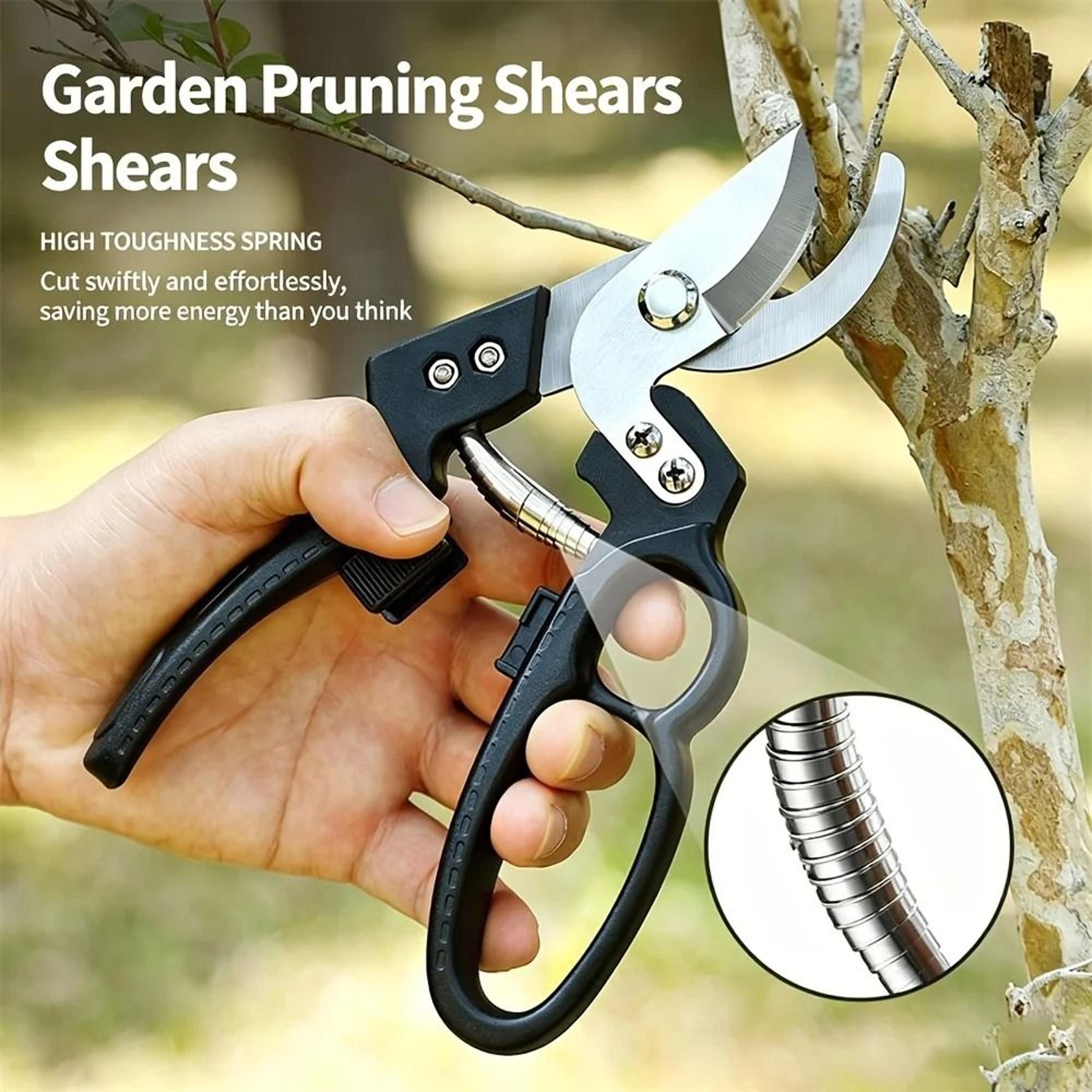 ultra cut heavy duty branch pruner – precision high carbon steel garden shears for trees and plants