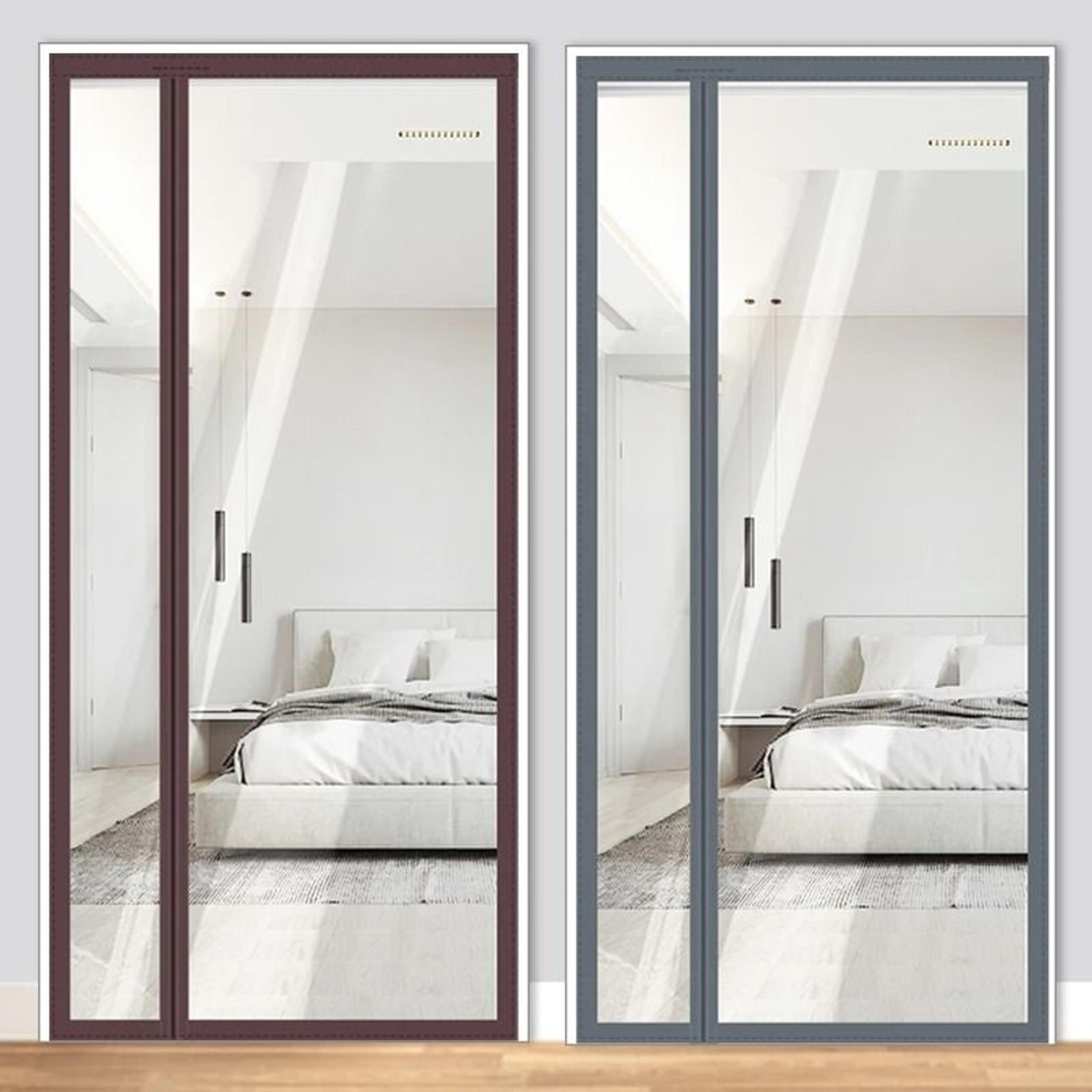 clear eva magnetic door curtain self adhesive no punch thermal screen panel