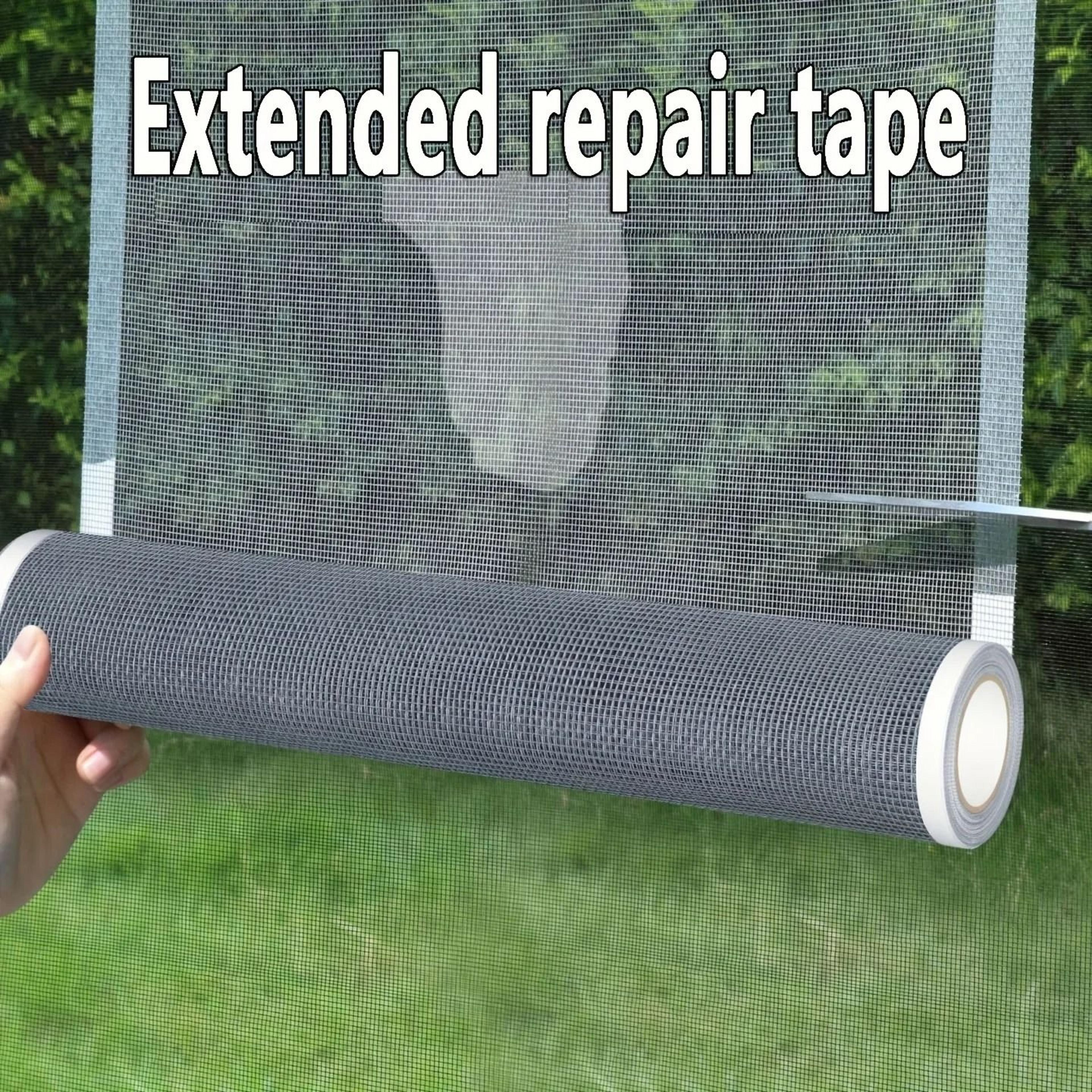 window screen repair mesh tape self adhesive anti insect net door patch fix for tents rv home