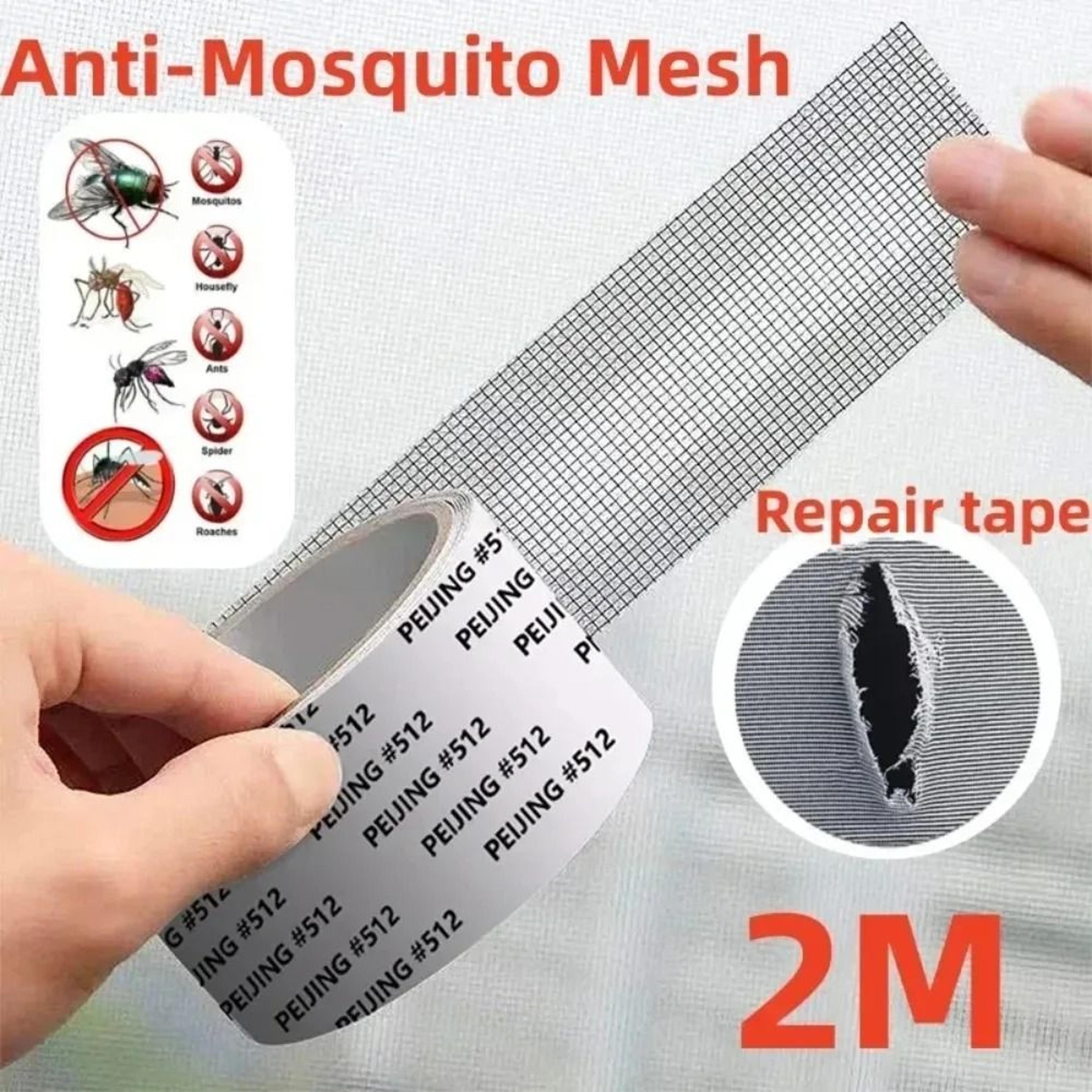 window screen repair tape self adhesive mesh roll net door fix patch anti insect mesh repair