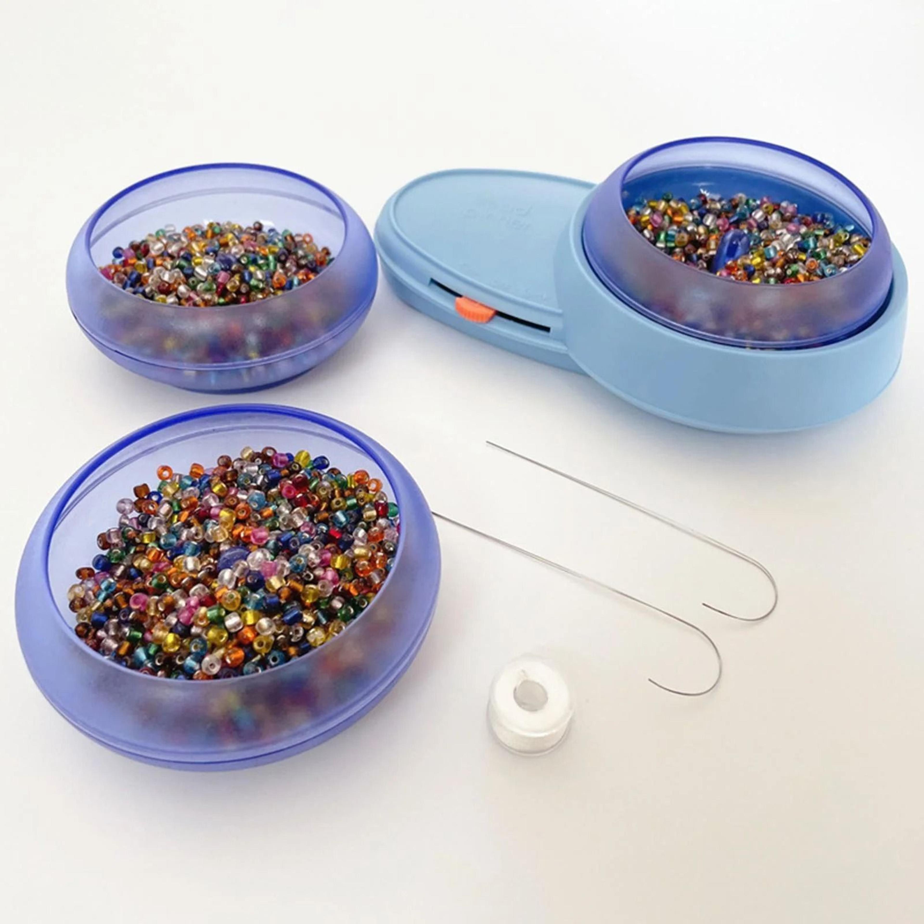 electric bead spinner kit loader with needles adjustable speed quickly spin beading bowl