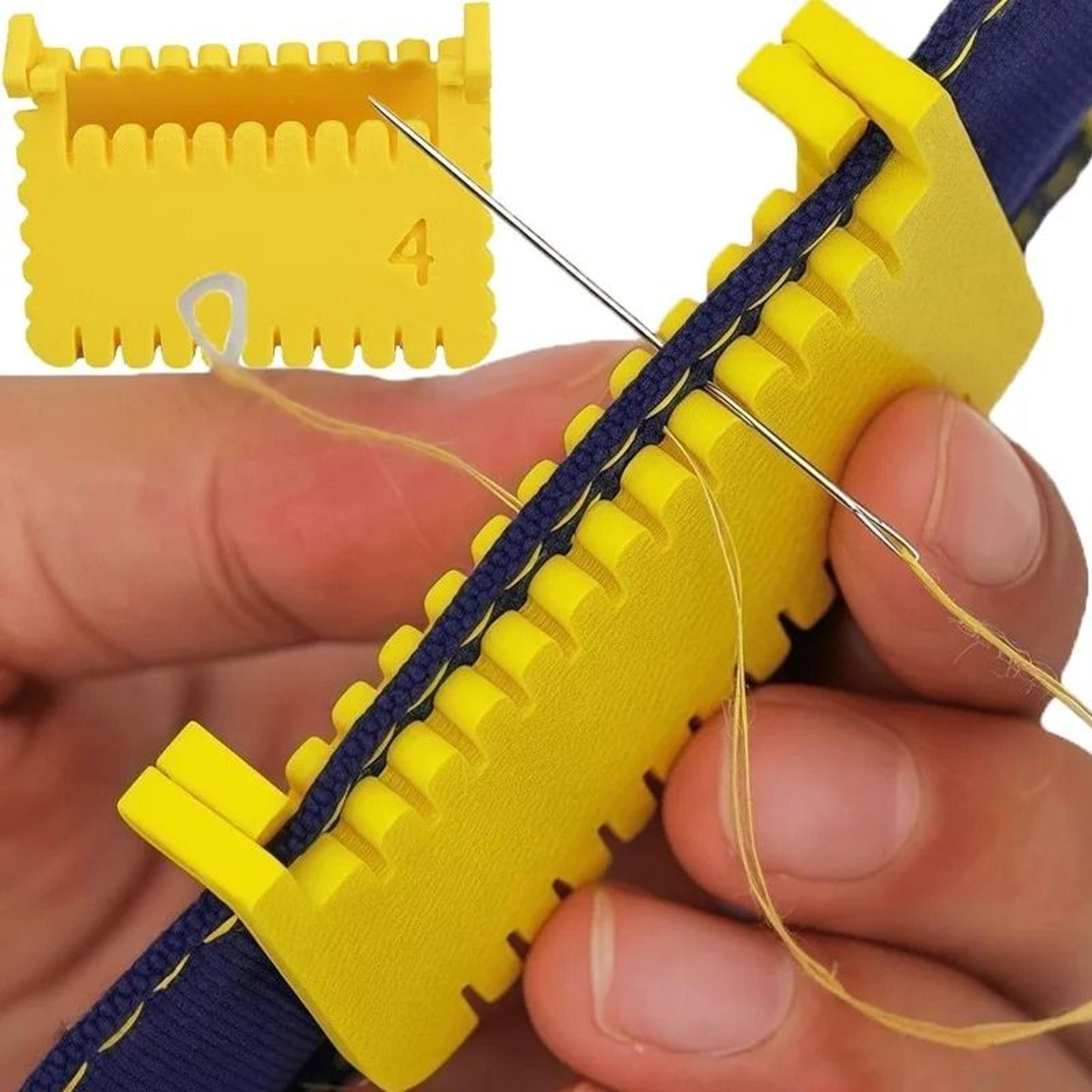 4 piece adjustable hand sewn border lock stitch spacer and sewing edge guide set