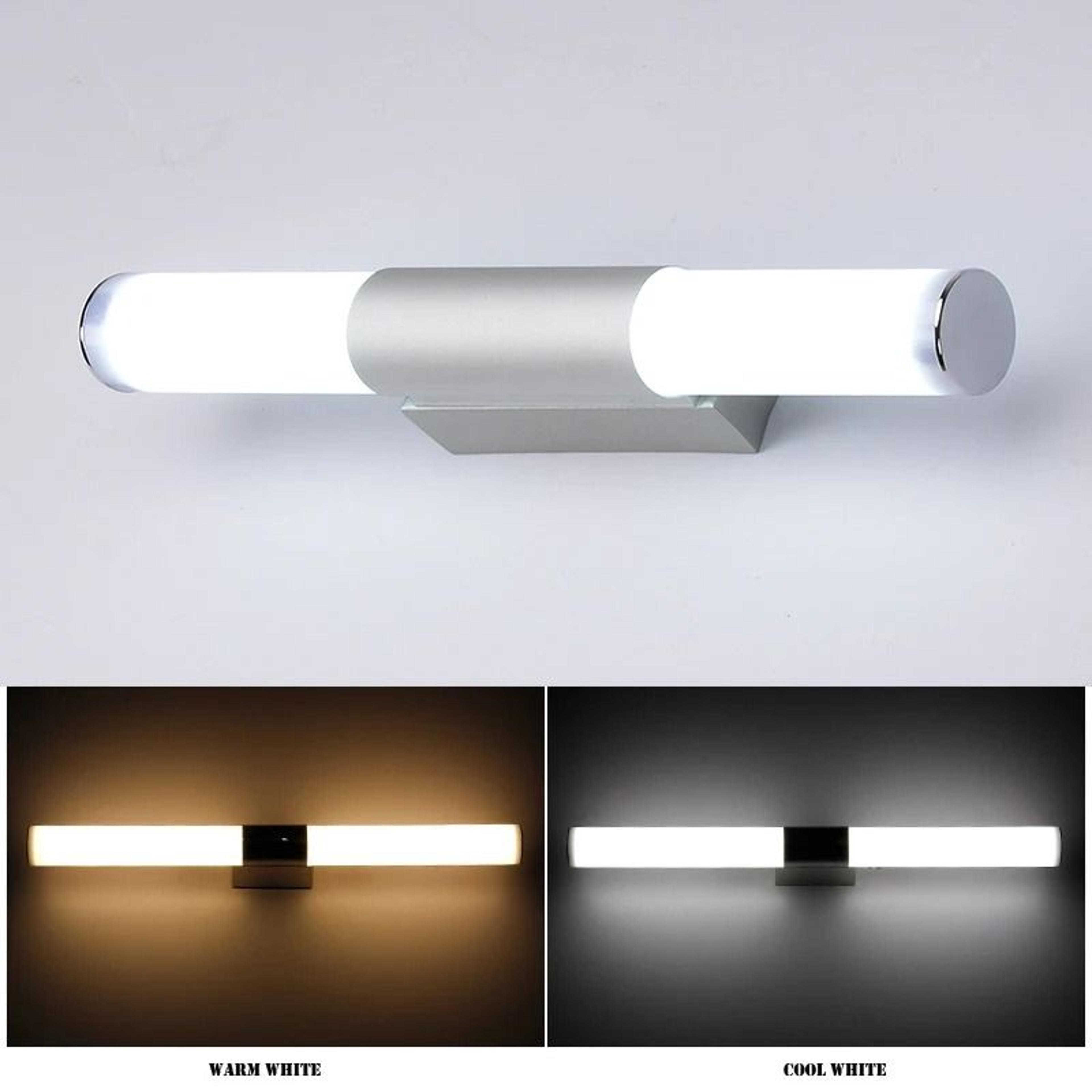 modern minimalist indoor led wall vanity light for bathroom, dressing table, and bedroom