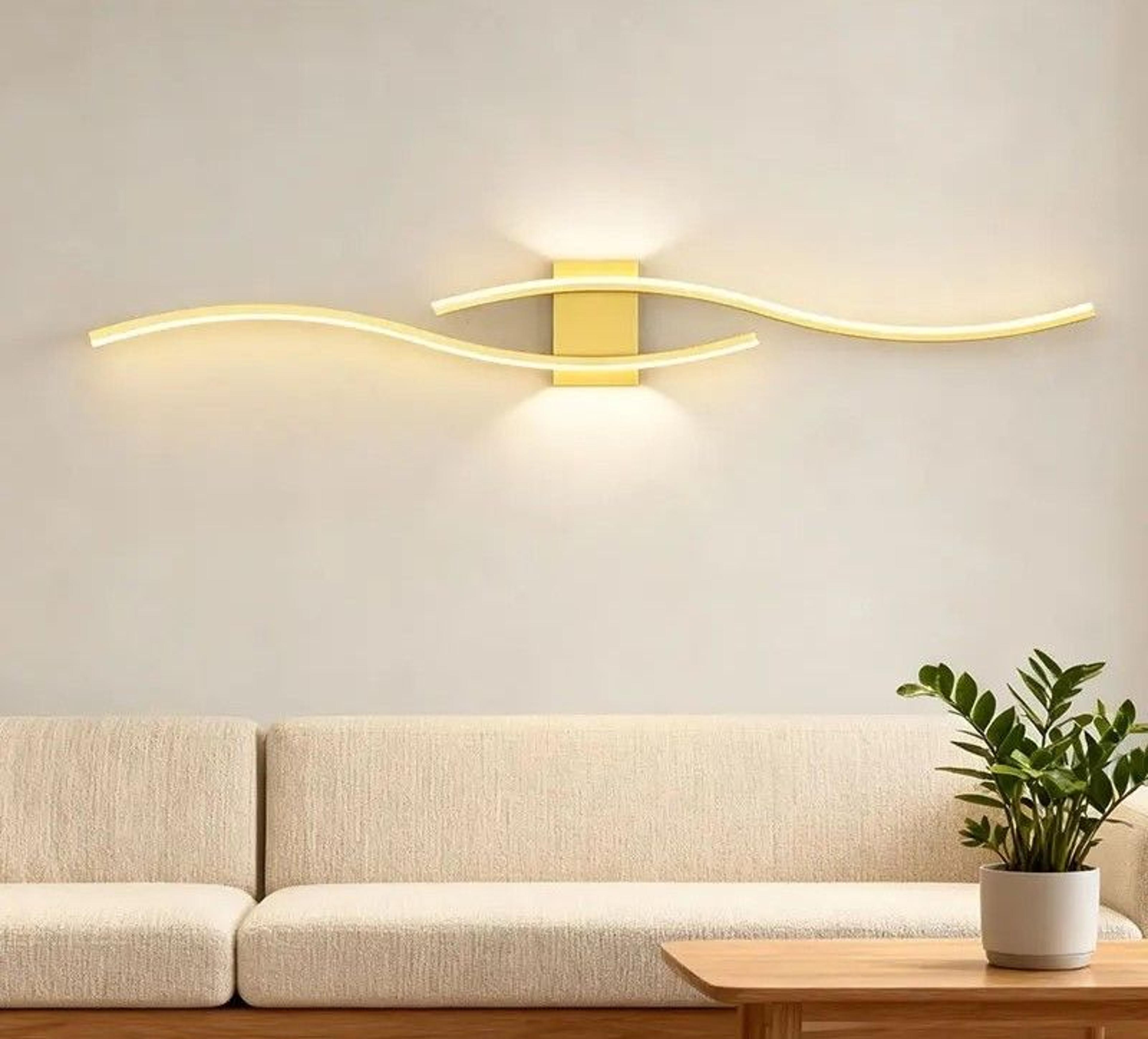 modern minimalist led wall sconce light for bedroom, living room, and corridor