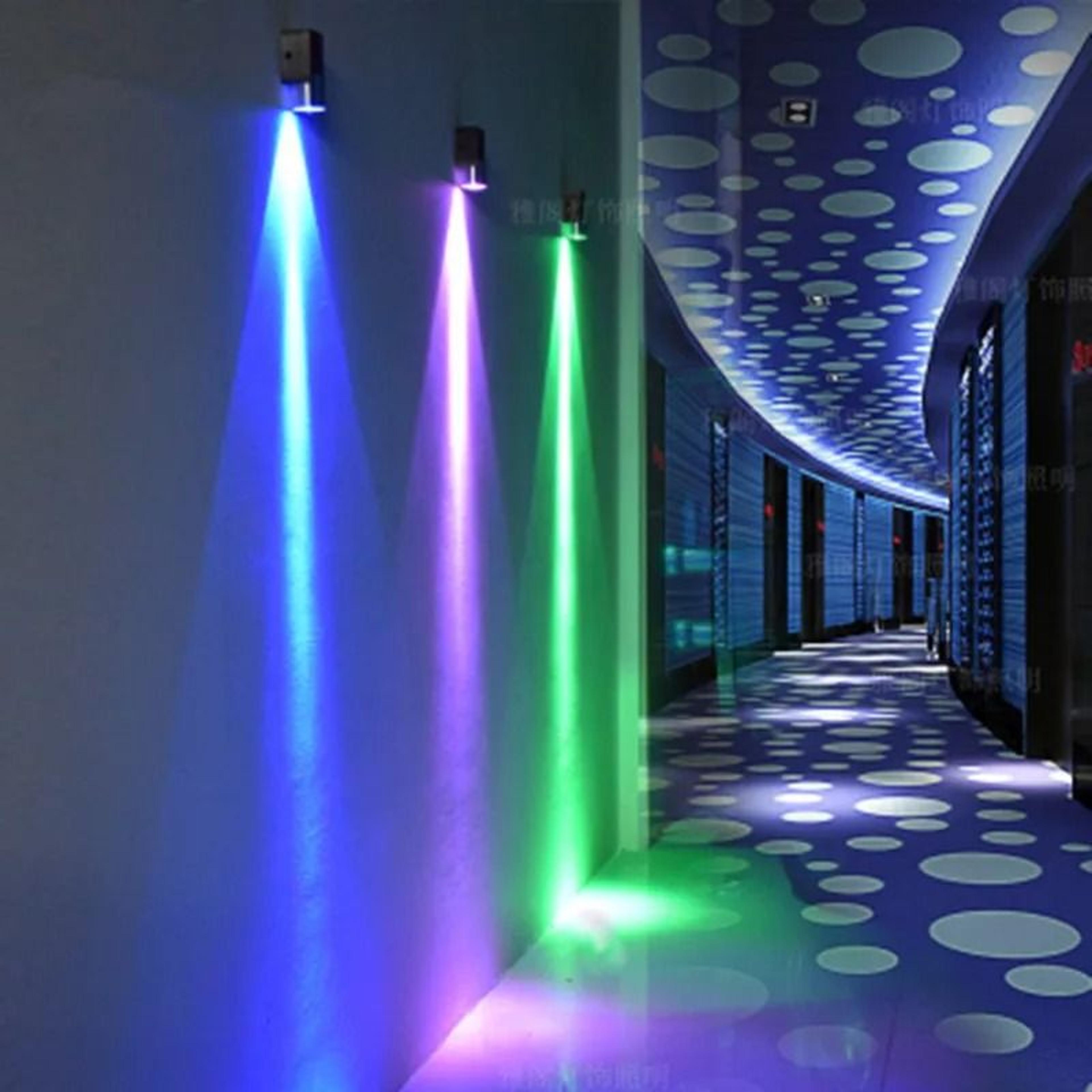 colorful led corridor wall lamp backlight sconce for bar and ktv lounge