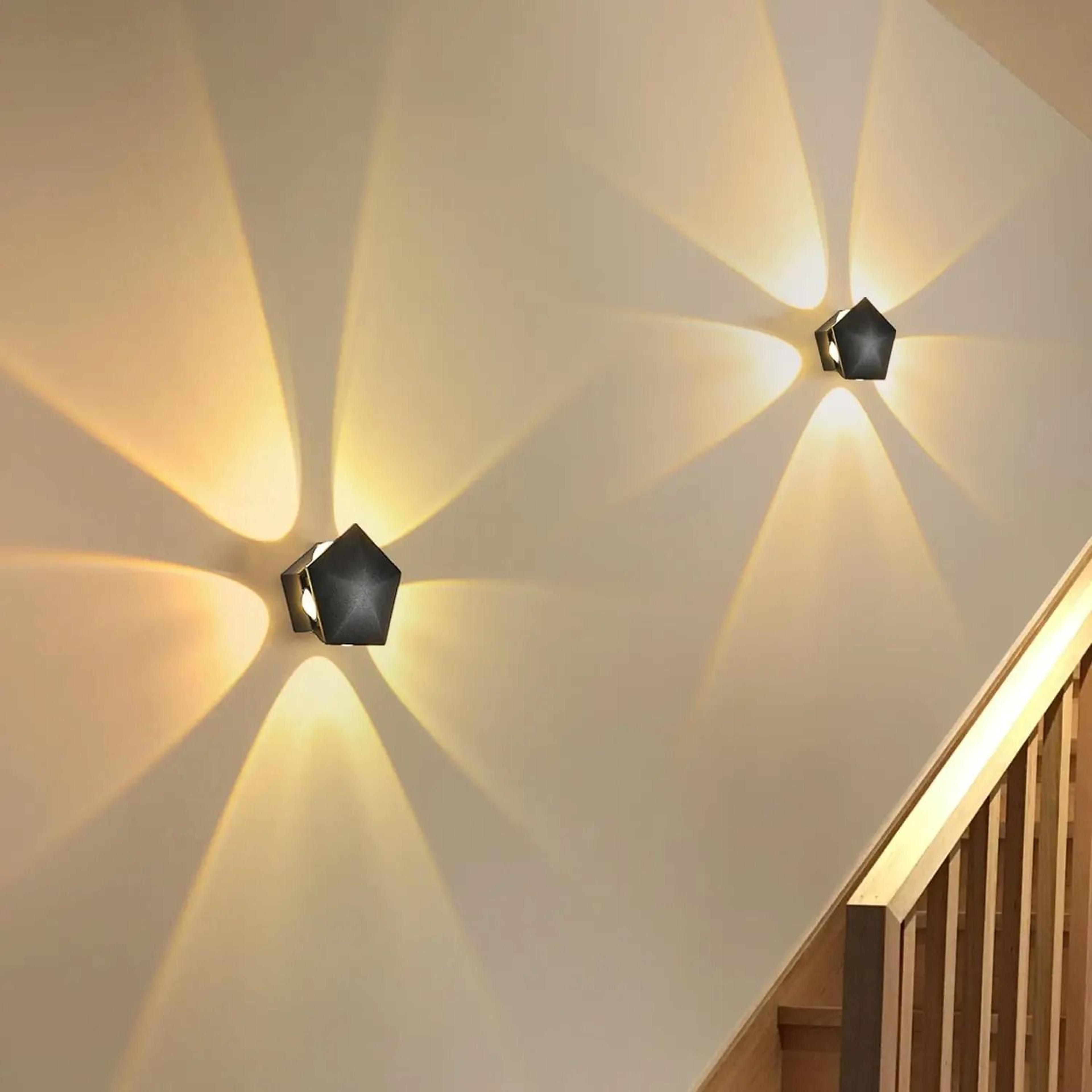 modern waterproof ip65 outdoor and indoor led wall sconce light for garden, bedroom, and living room