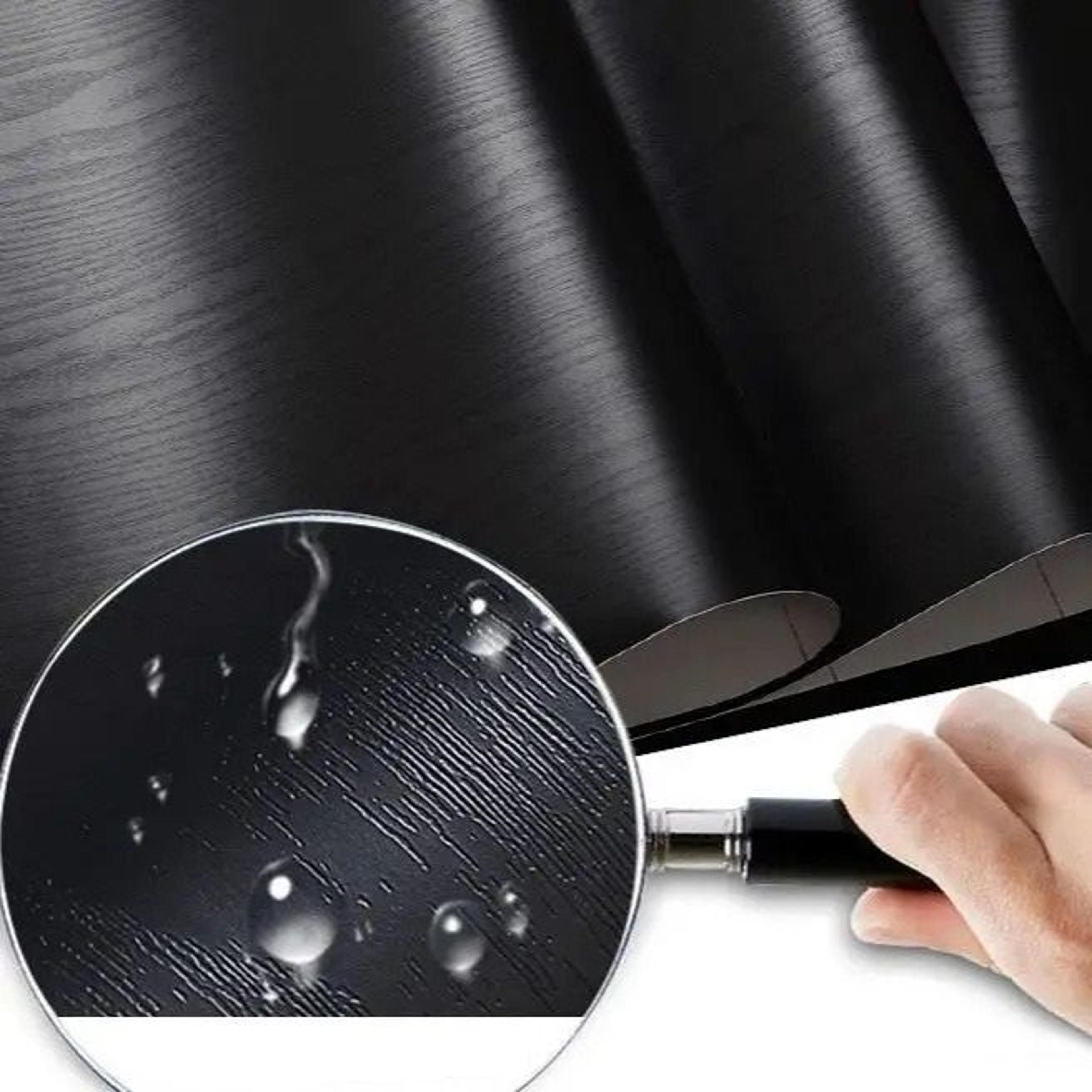 black wood matt pvc self adhesive wallpaper and furniture boeing film vinyl