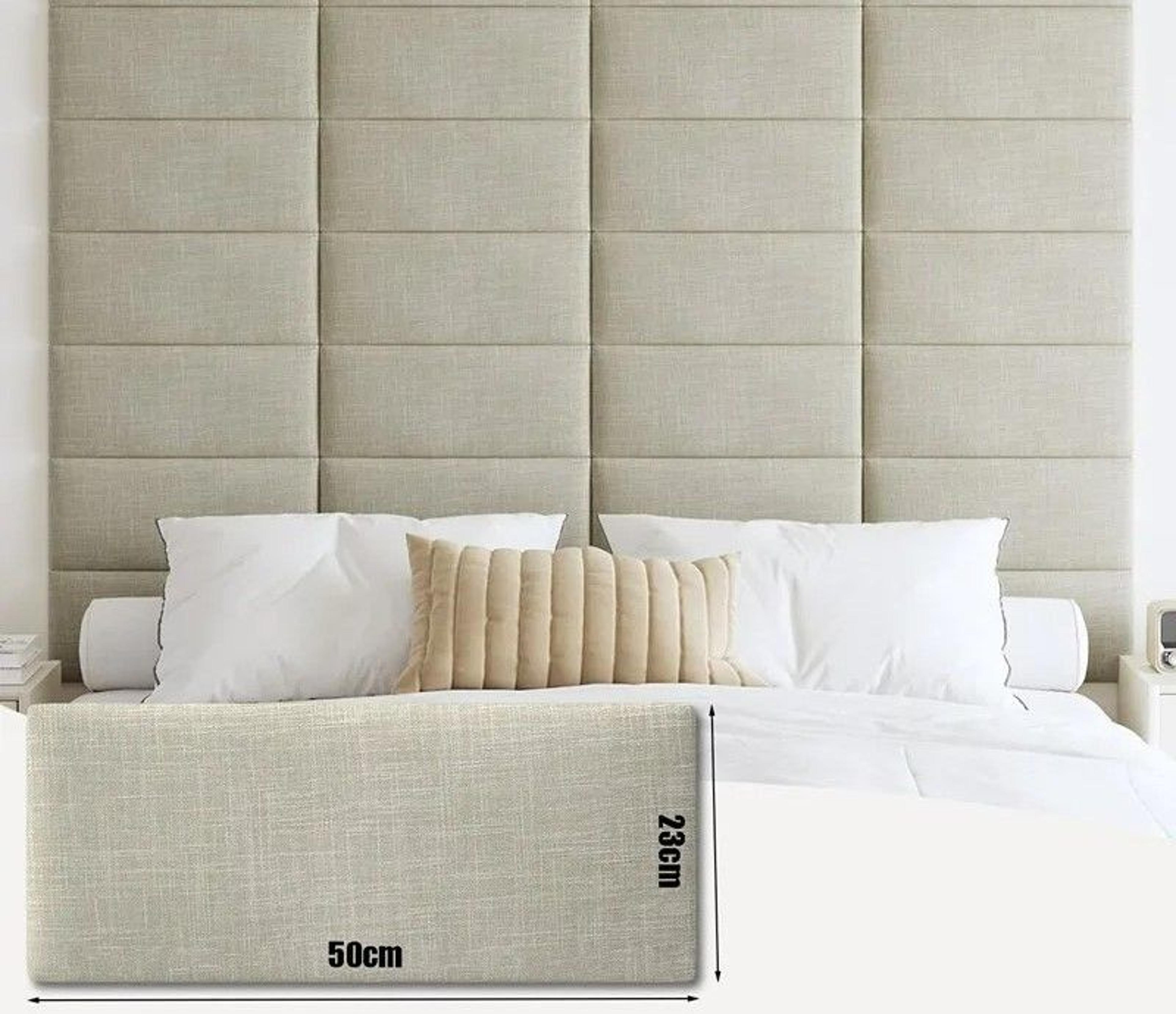 upholstered wall mounted headboard 3d soundproof self adhesive anti collision wall panels