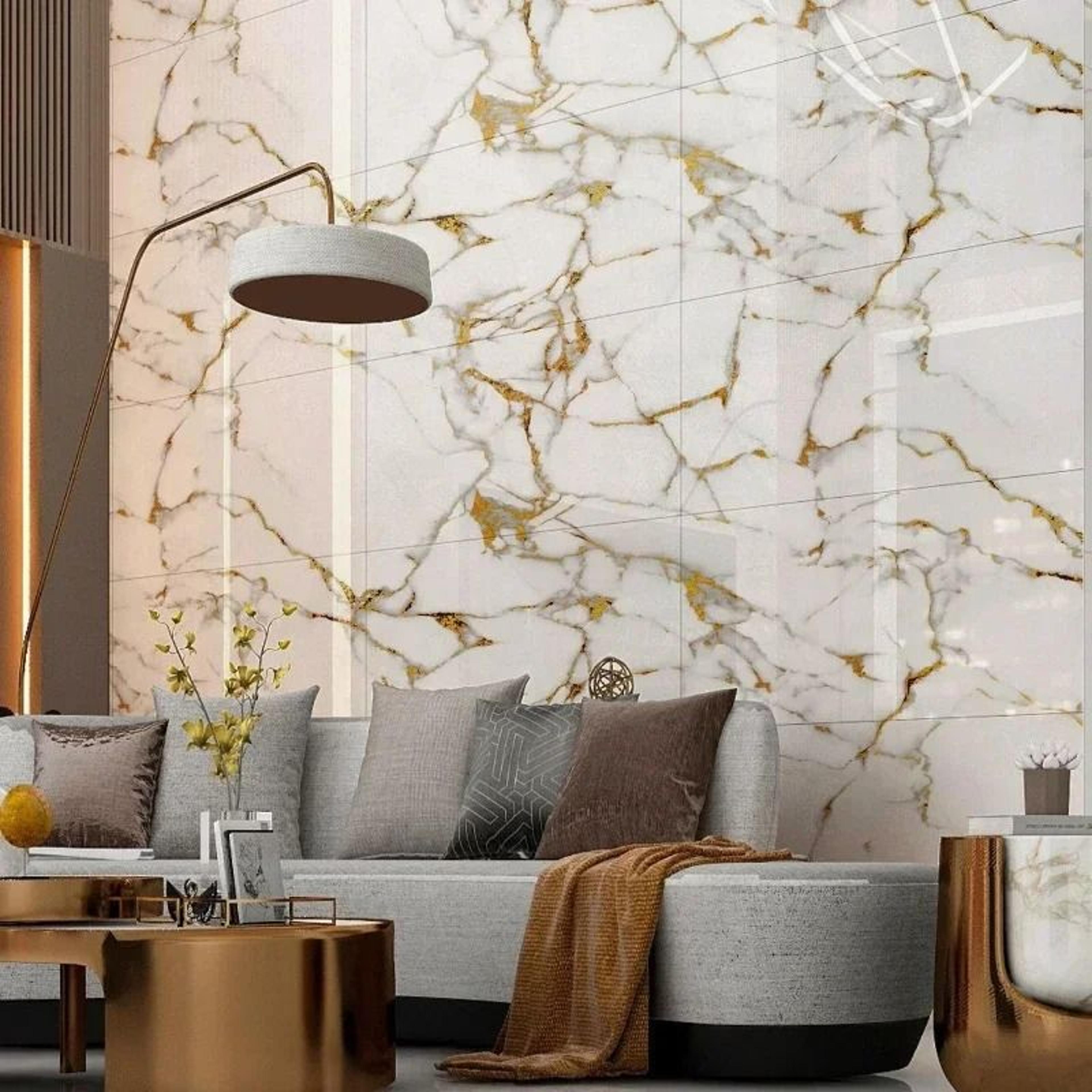 waterproof 3d ceramic tile sticker imitation marble self adhesive wall and floor sheet