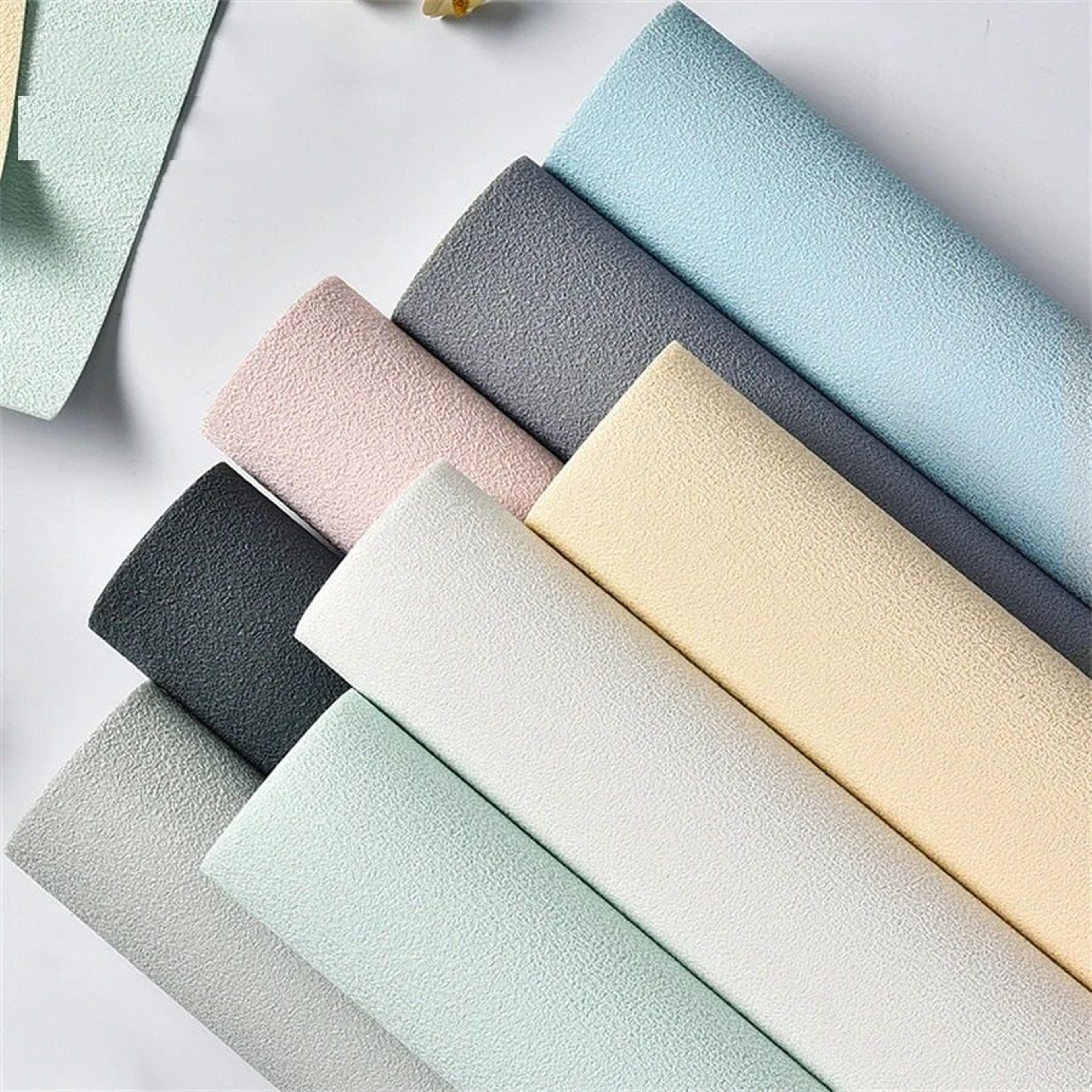self adhesive 3d linen diatom mud foam wallpaper soundproof waterproof wall sticker
