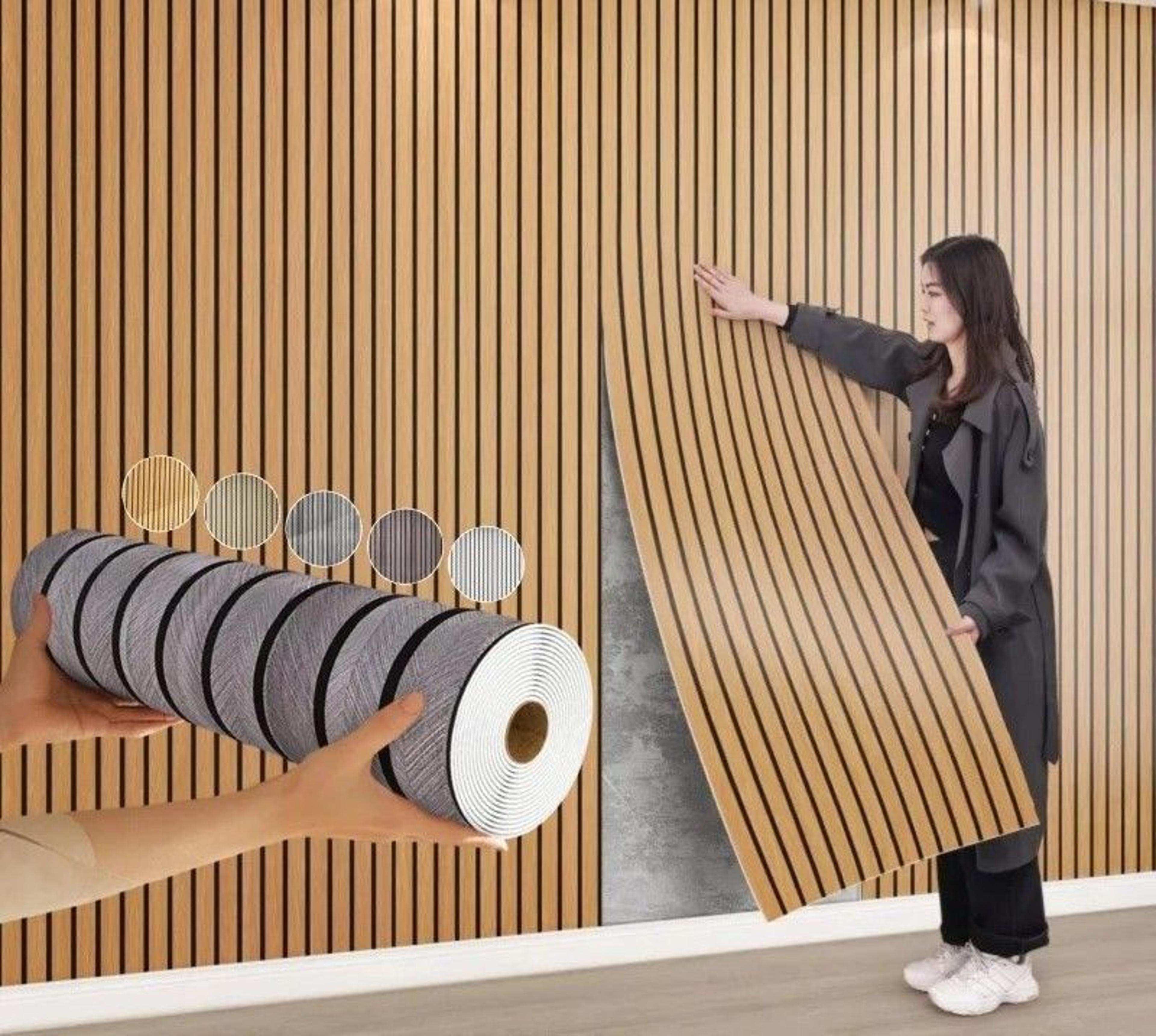 thick imitation grille wall stickers self adhesive background wall foam peel and stick wallpaper