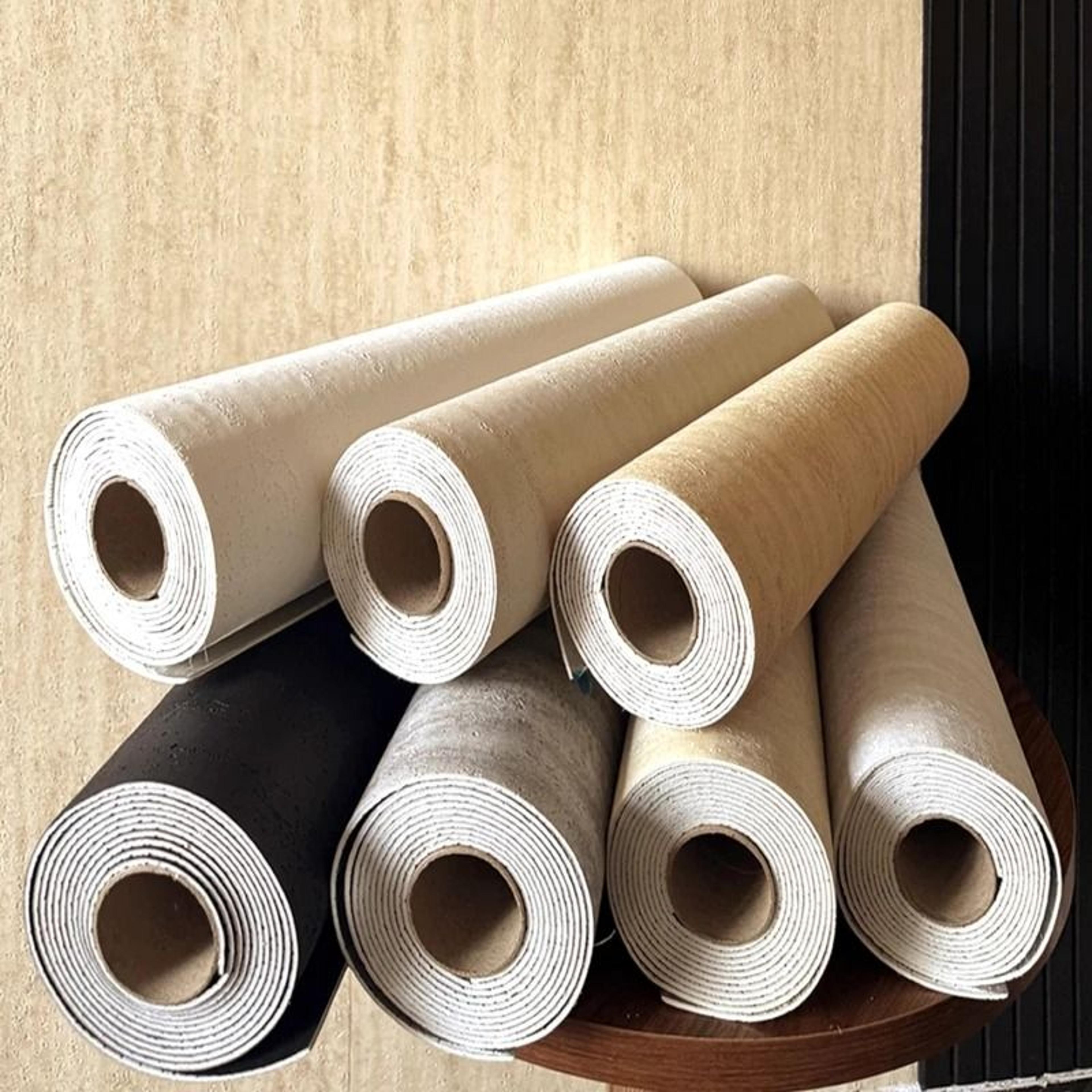 rustic architectural limestone wall film cushioned self adhesive stone texture roll for interior accent surfaces