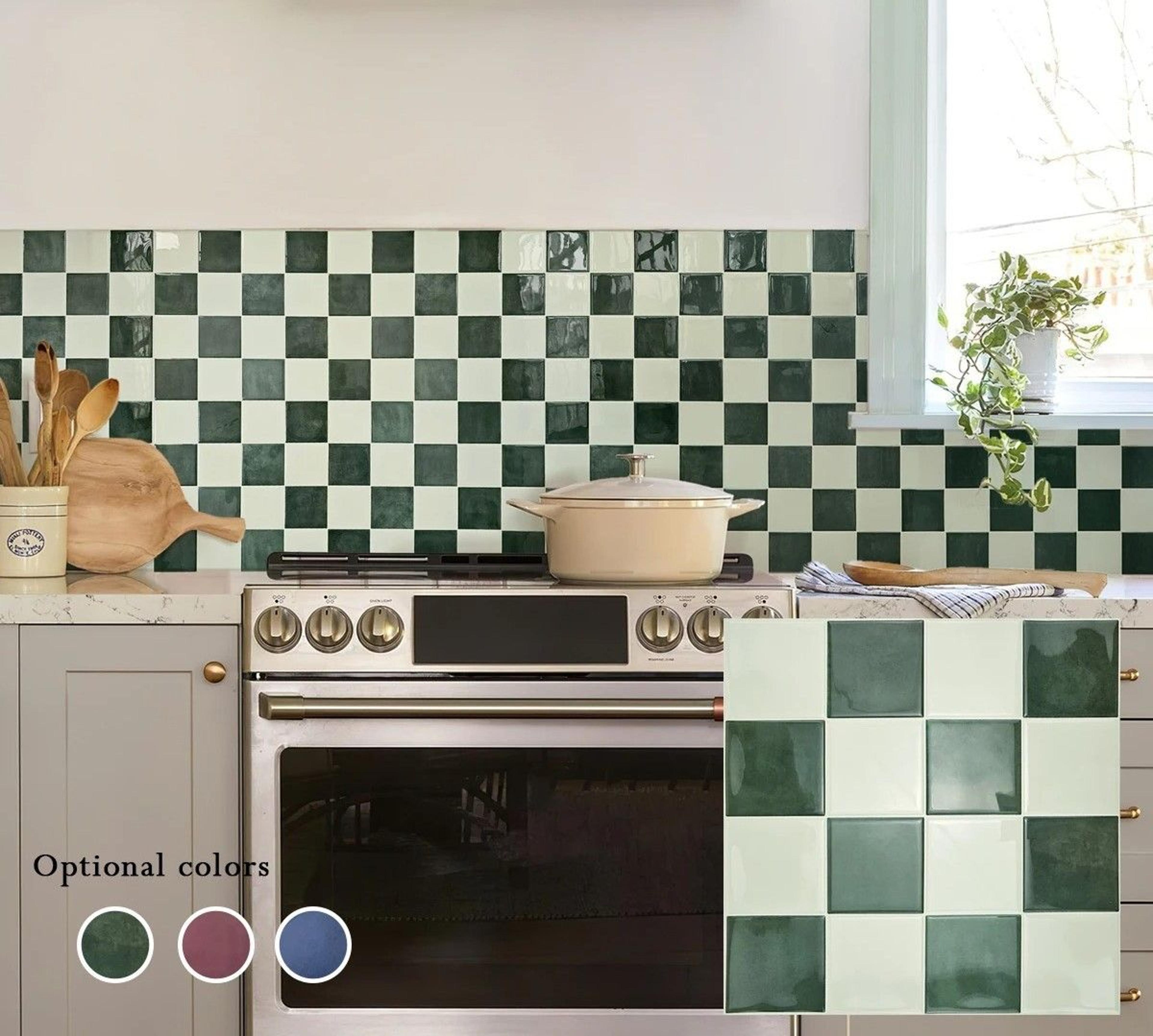 3d mosaic style self adhesive wall tile kitchen backsplash square stickers for kitchen wall decoration
