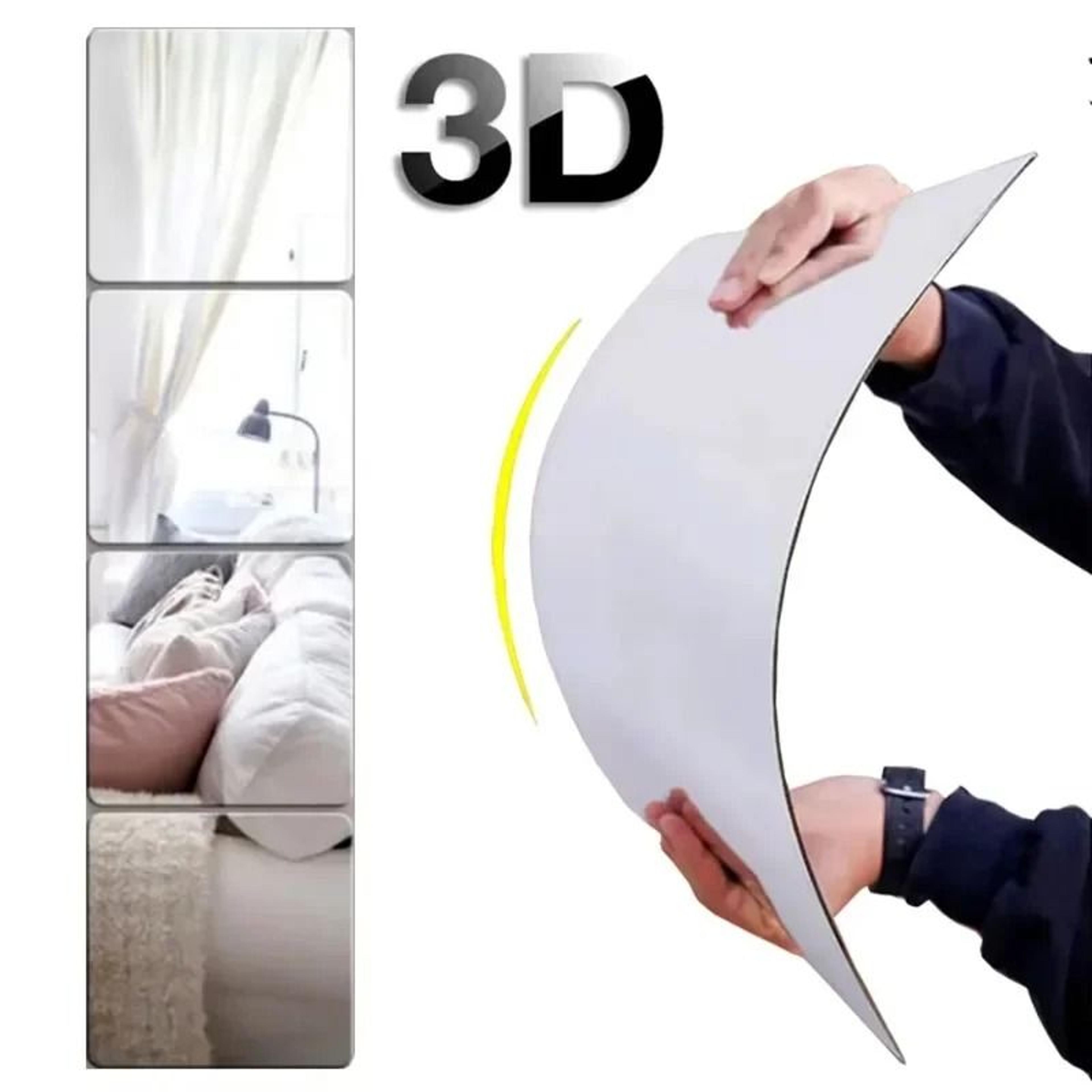 flexible acrylic mirror wall sheet self adhesive shatterproof reflective decal panel for home decor