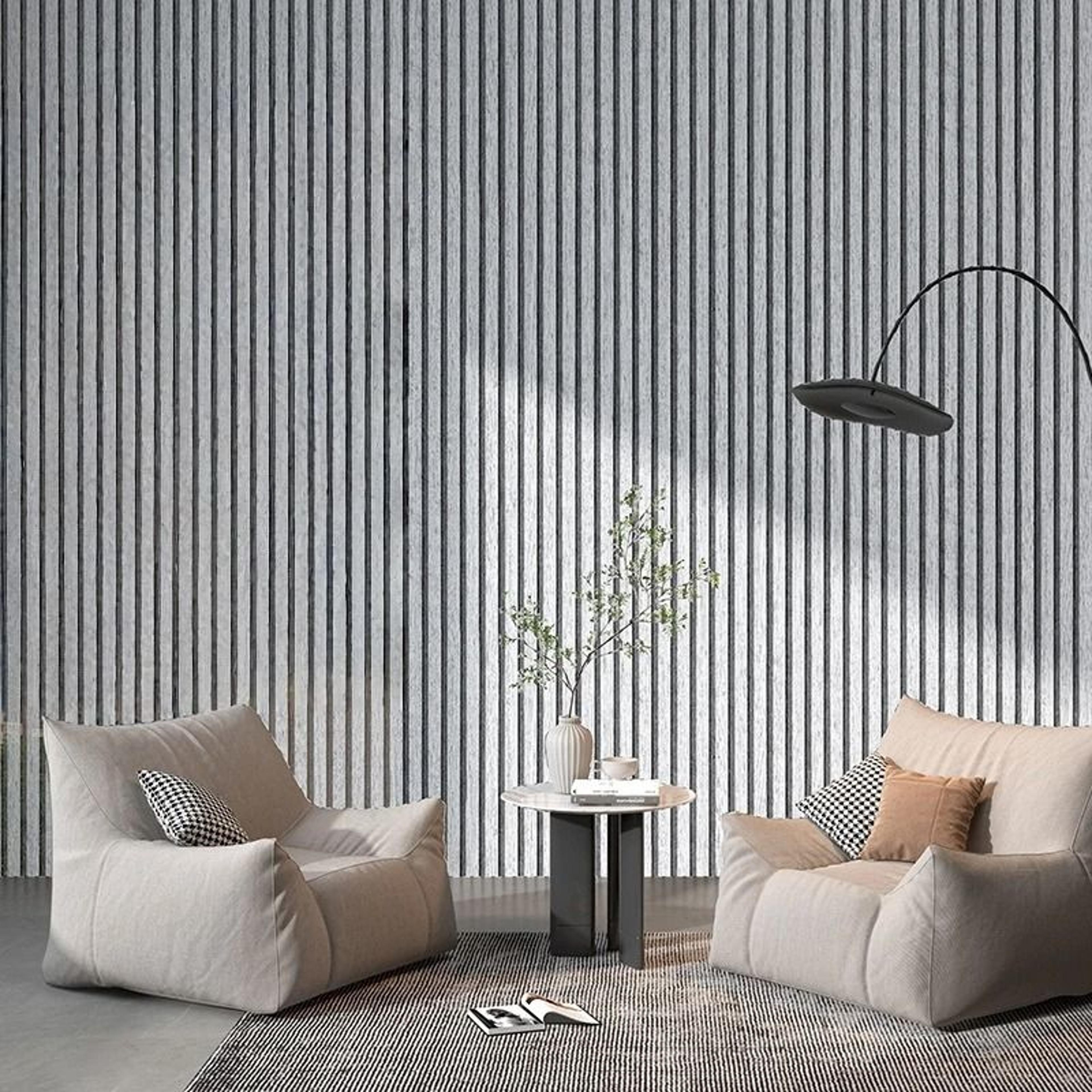 timber slatted background film waterproof foam panel peel and stick decorative wall sticker for home interior accent sur