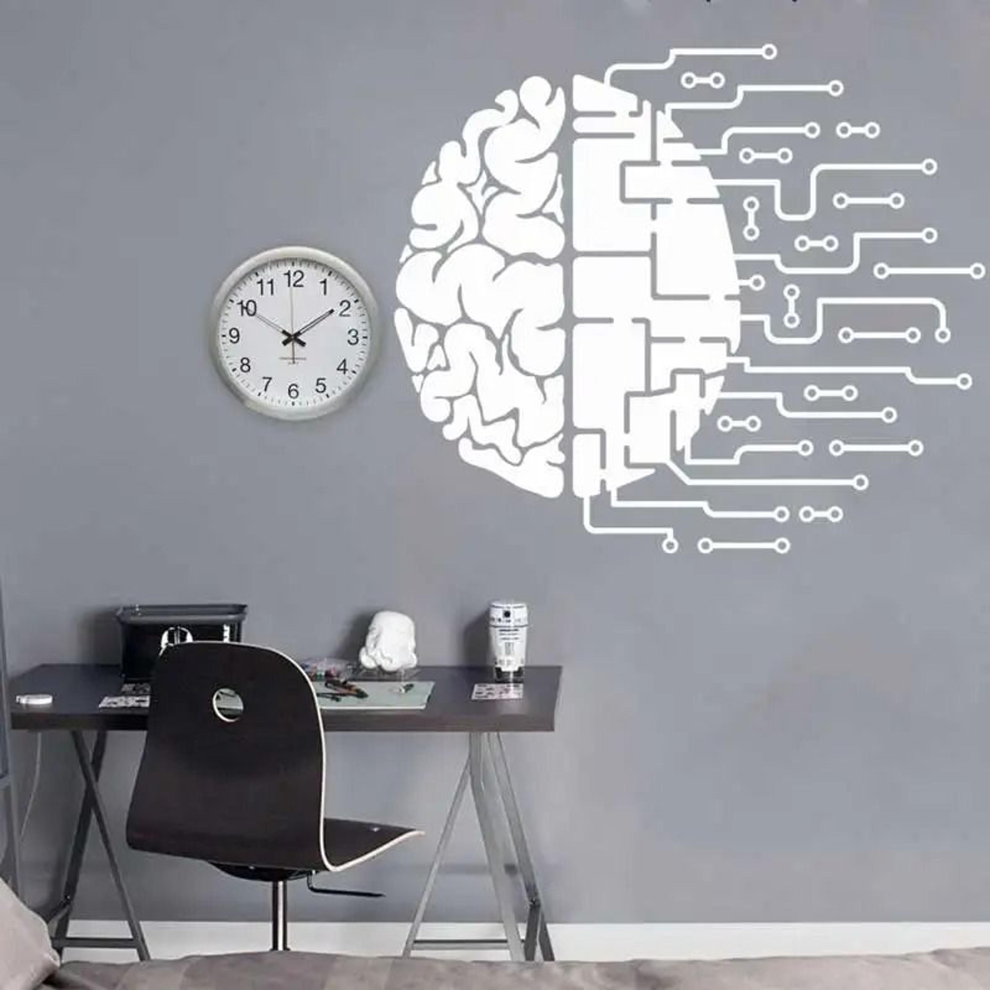 technology circuit board wall decal software science it company vinyl wall mural for office and computer lab decor