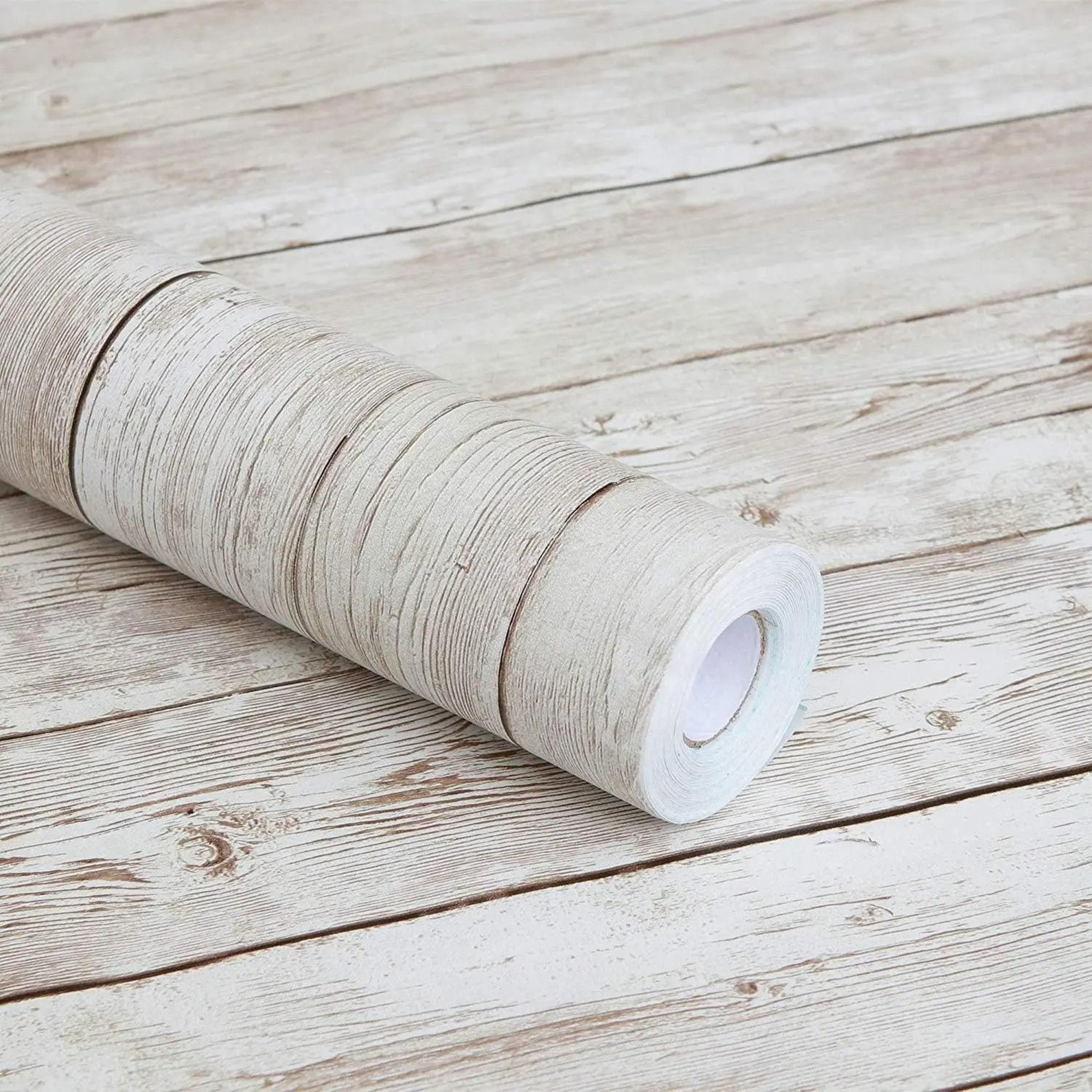 retro wood grain pattern surface roll waterproof self adhesive vinyl wallpaper cabinet film