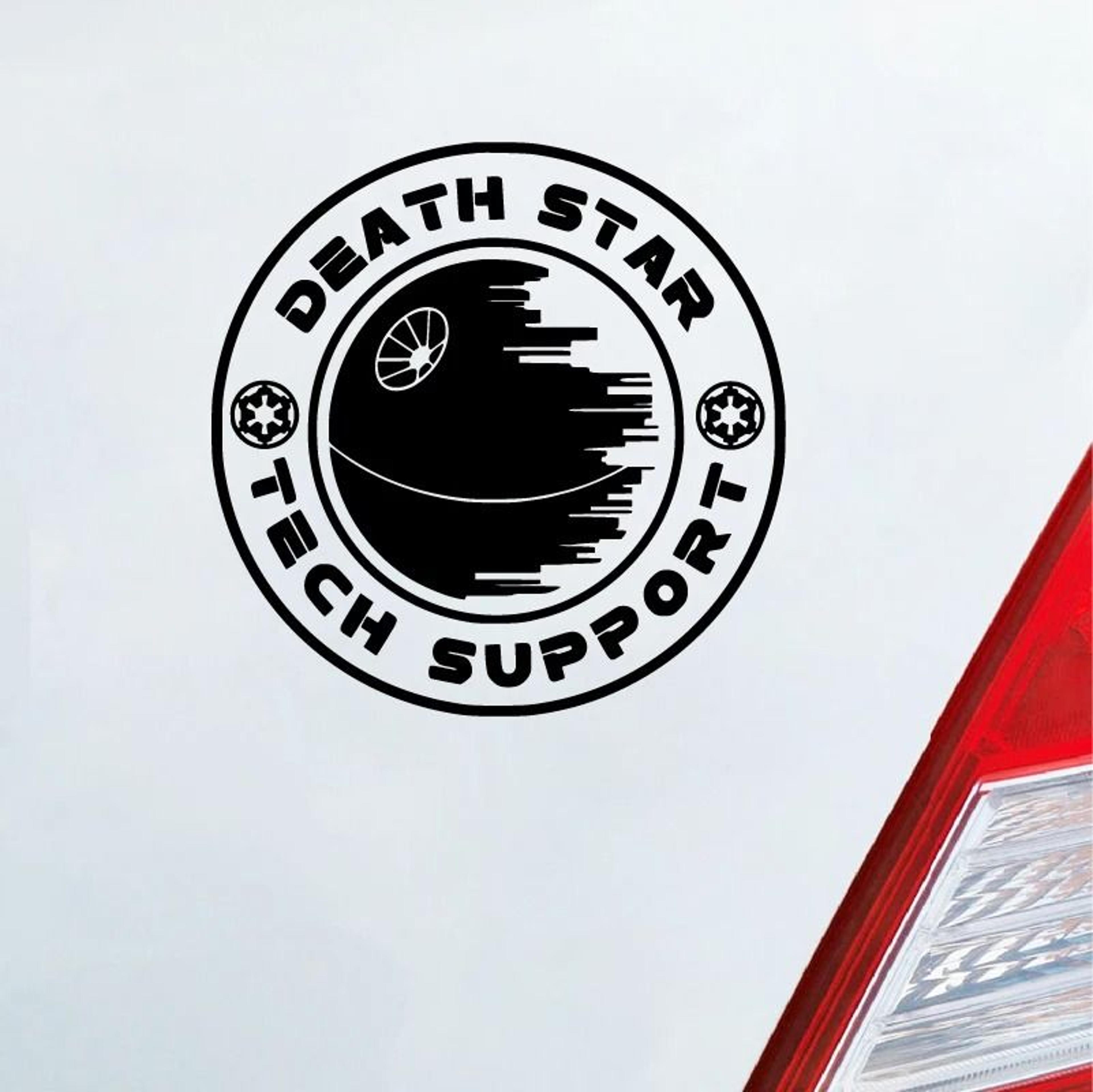 space station emblem graphic vinyl art decal sticker