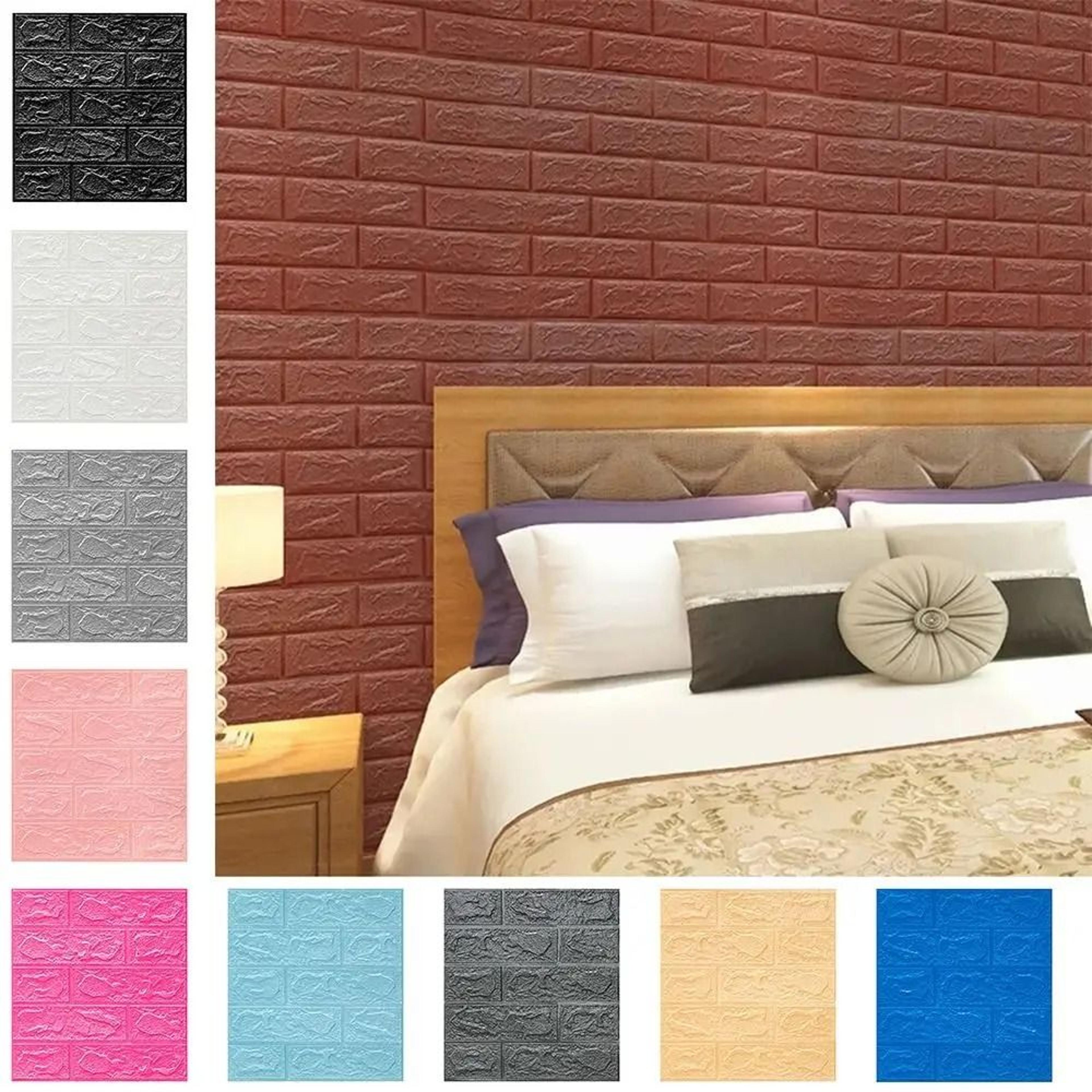 3d waterproof soundproof foam brick wall panel sticker