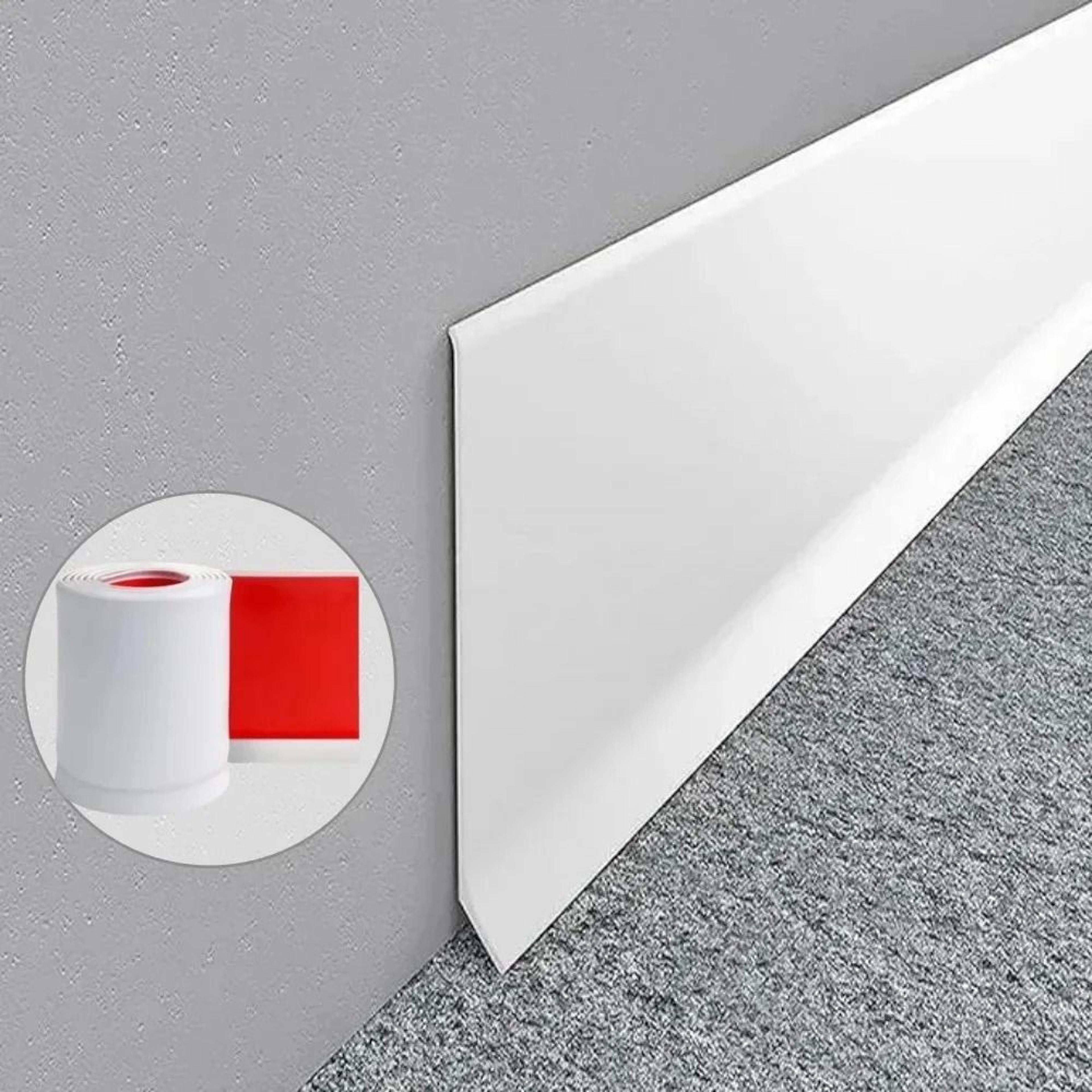 thickened pvc self adhesive baseboard skirting border strip roll