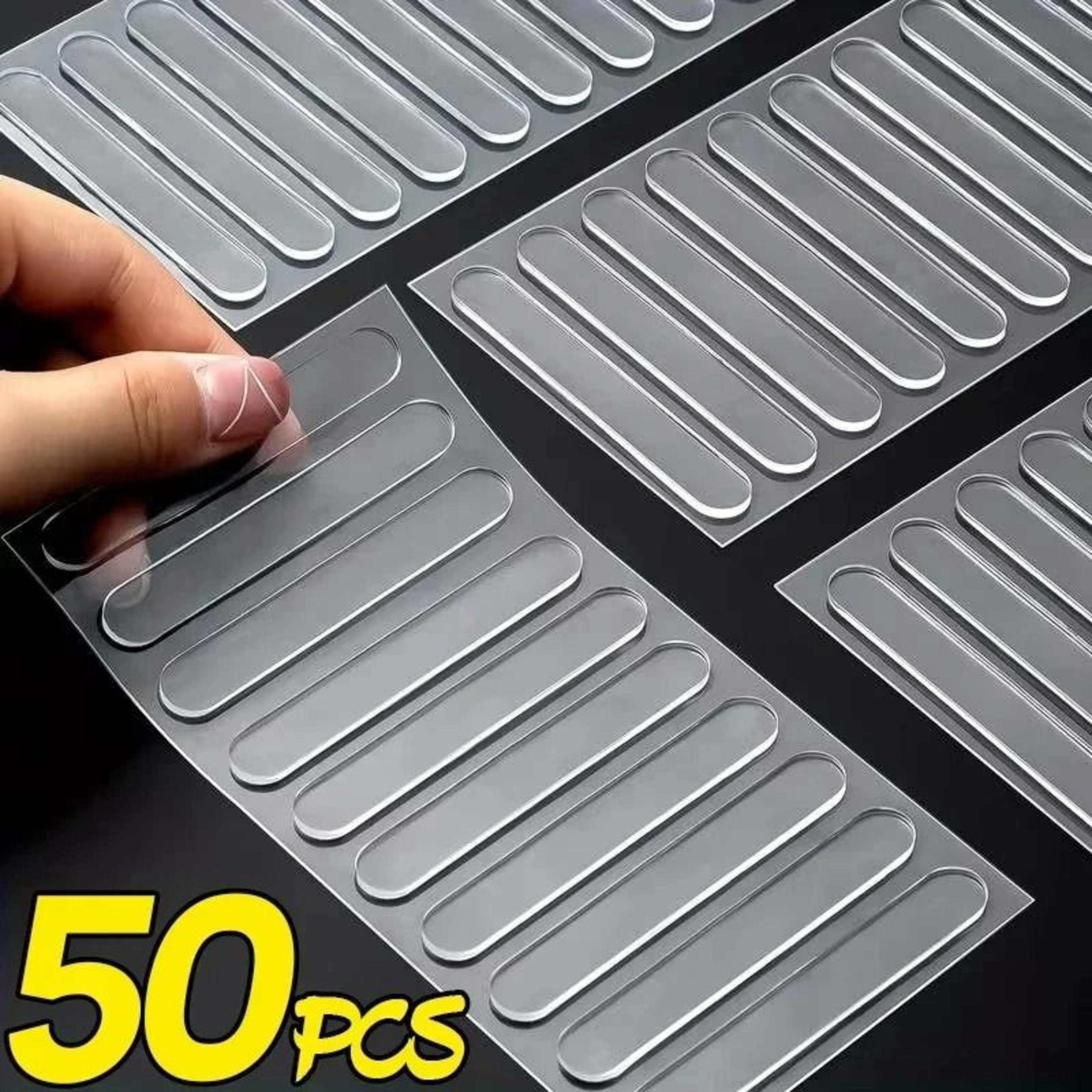 transparent silicone self adhesive anti collision bumper buffer pad pack