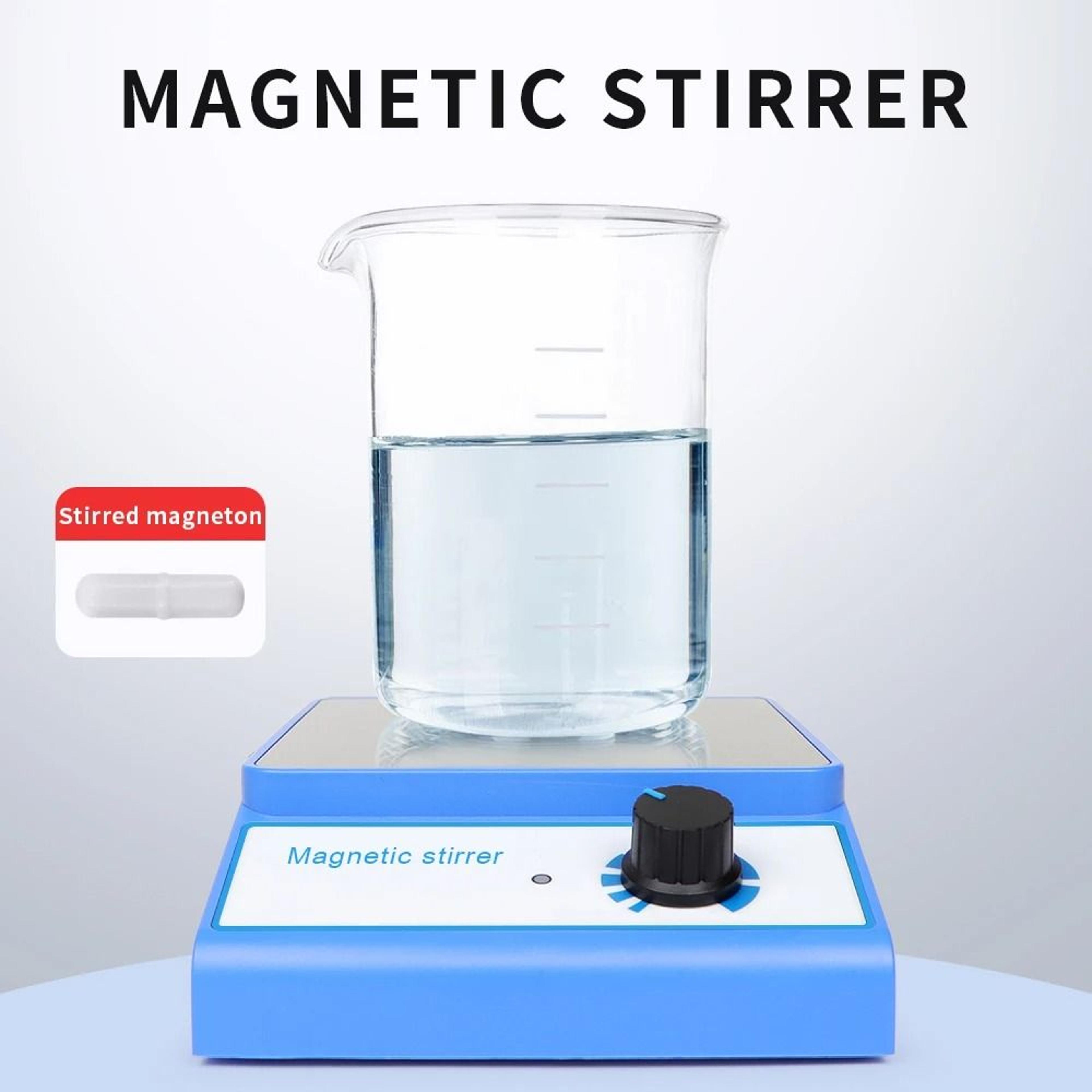magnetic stirrer mixer with speed control and stir bar 3000 rpm lab mixer