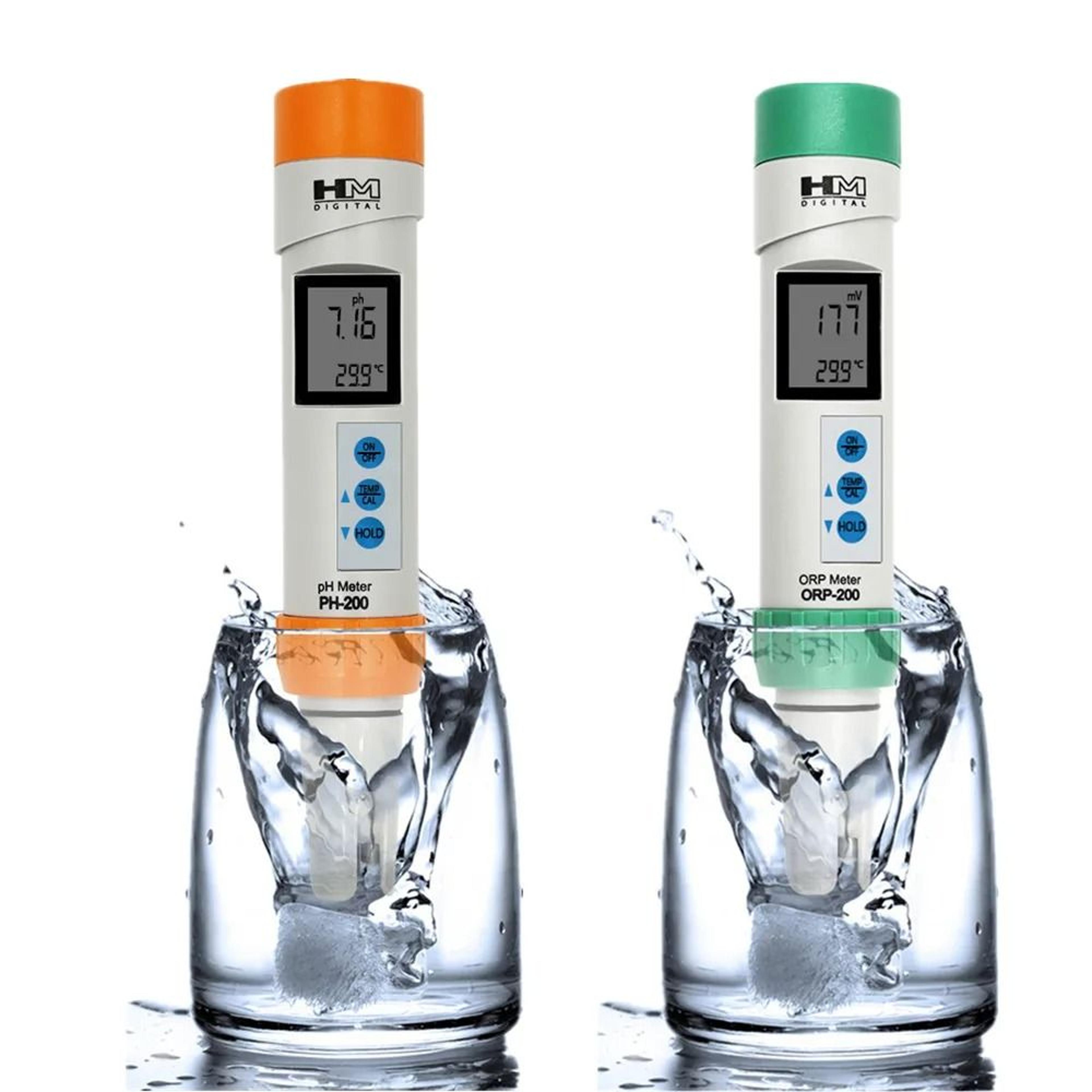 4 in 1 water quality tester digital ec tds temperature and ph meter waterproof analyzer with atc