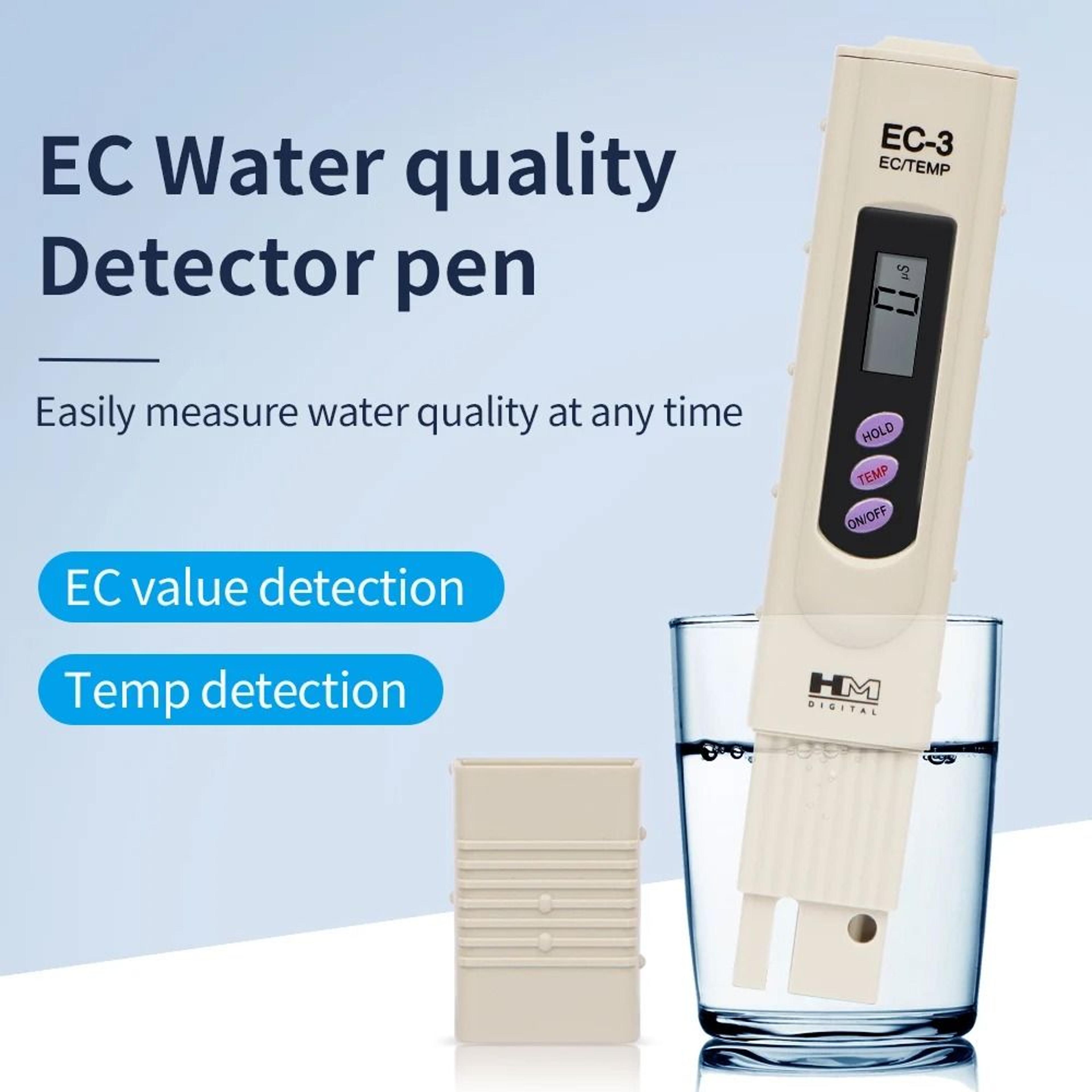 digital handheld 2 in 1 electrical conductivity and temperature meter water quality testing pen for aquariums and pools