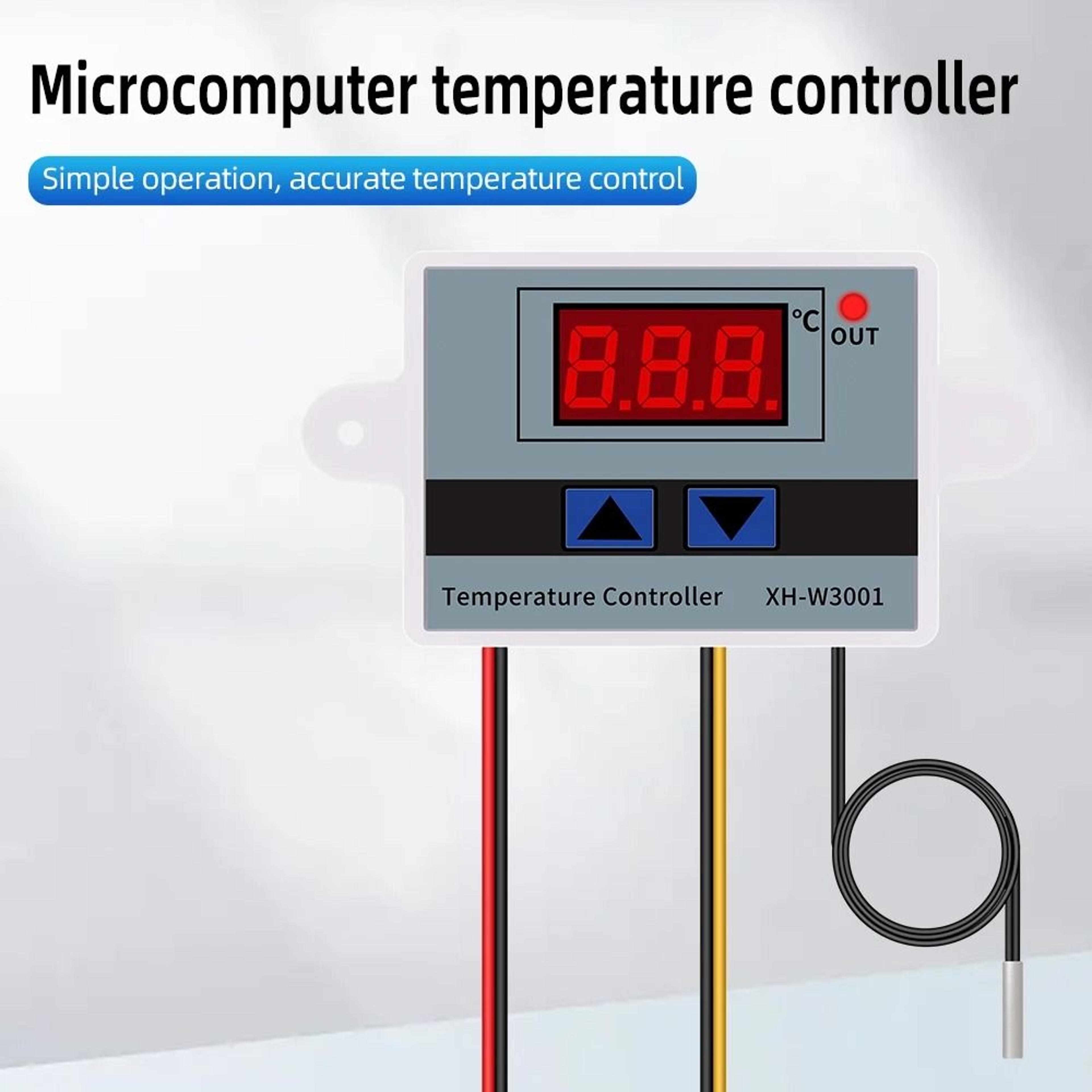 digital temperature controller switch module 12v 24v 220v thermostat thermoregulator with waterproof sensor probe