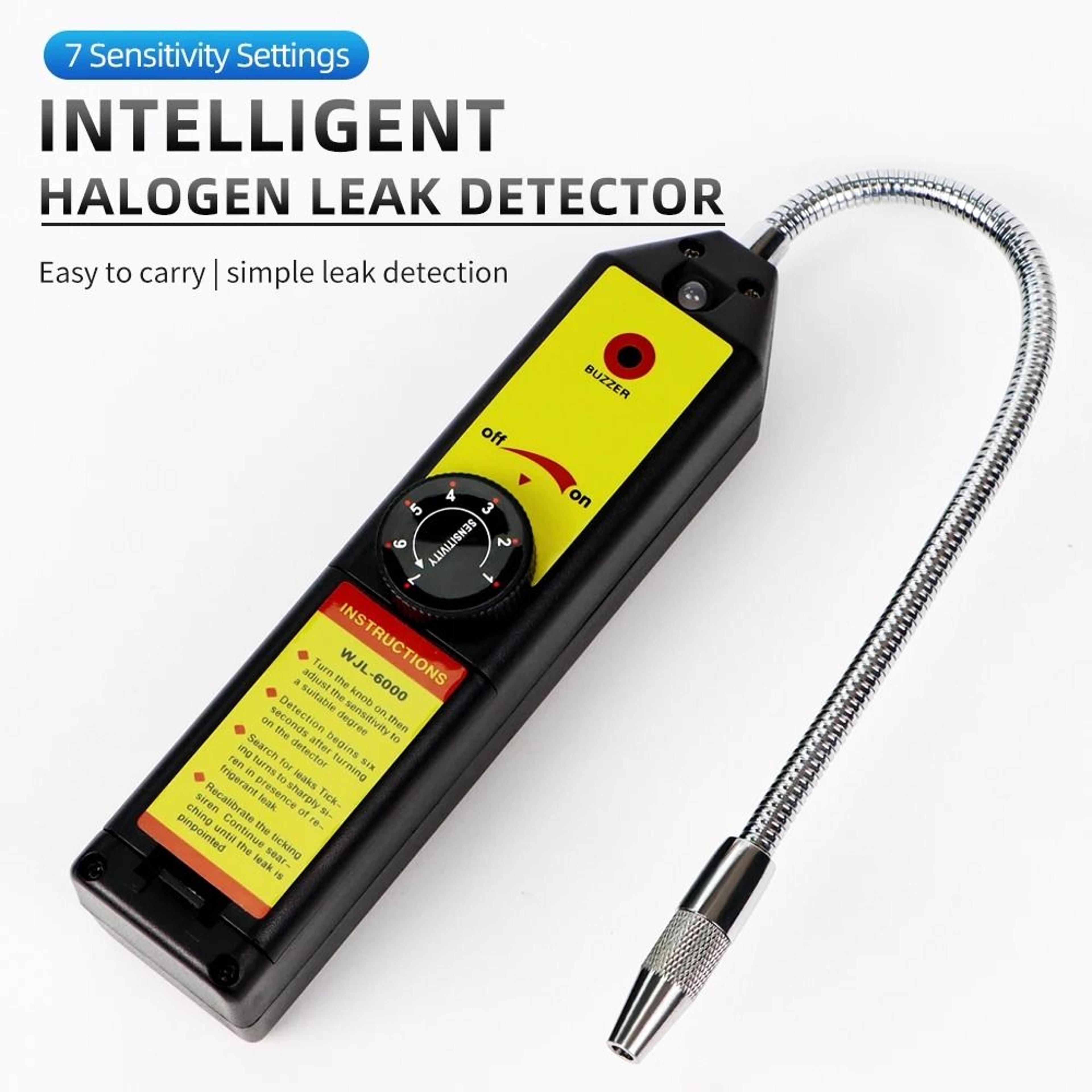 handheld intelligent halogen leak detector freon gas leak tester for r22 r134a hvac and refrigeration systems
