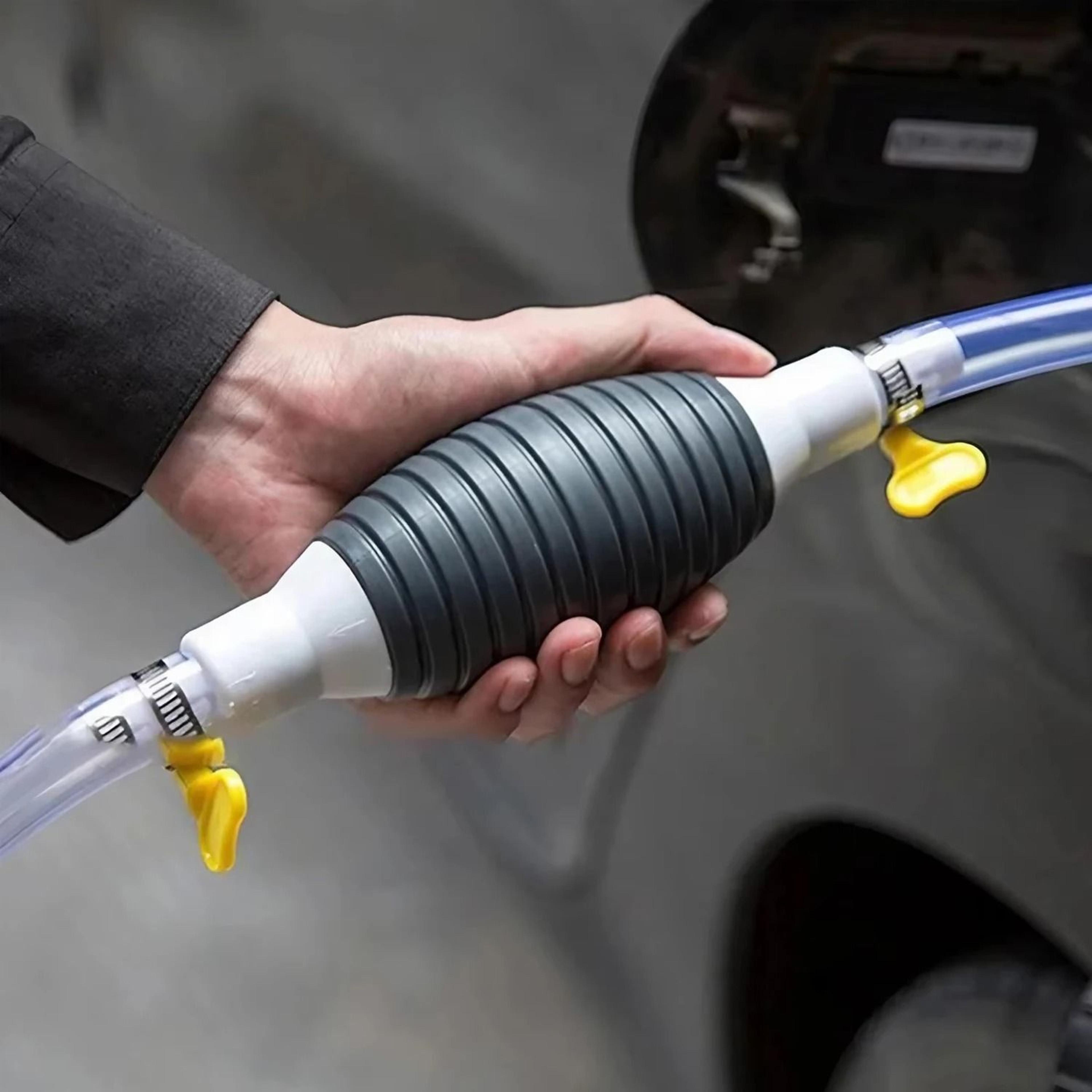 multifunctional universal car fuel pump hand siphon liquid transfer hose kit for petrol diesel oil and water
