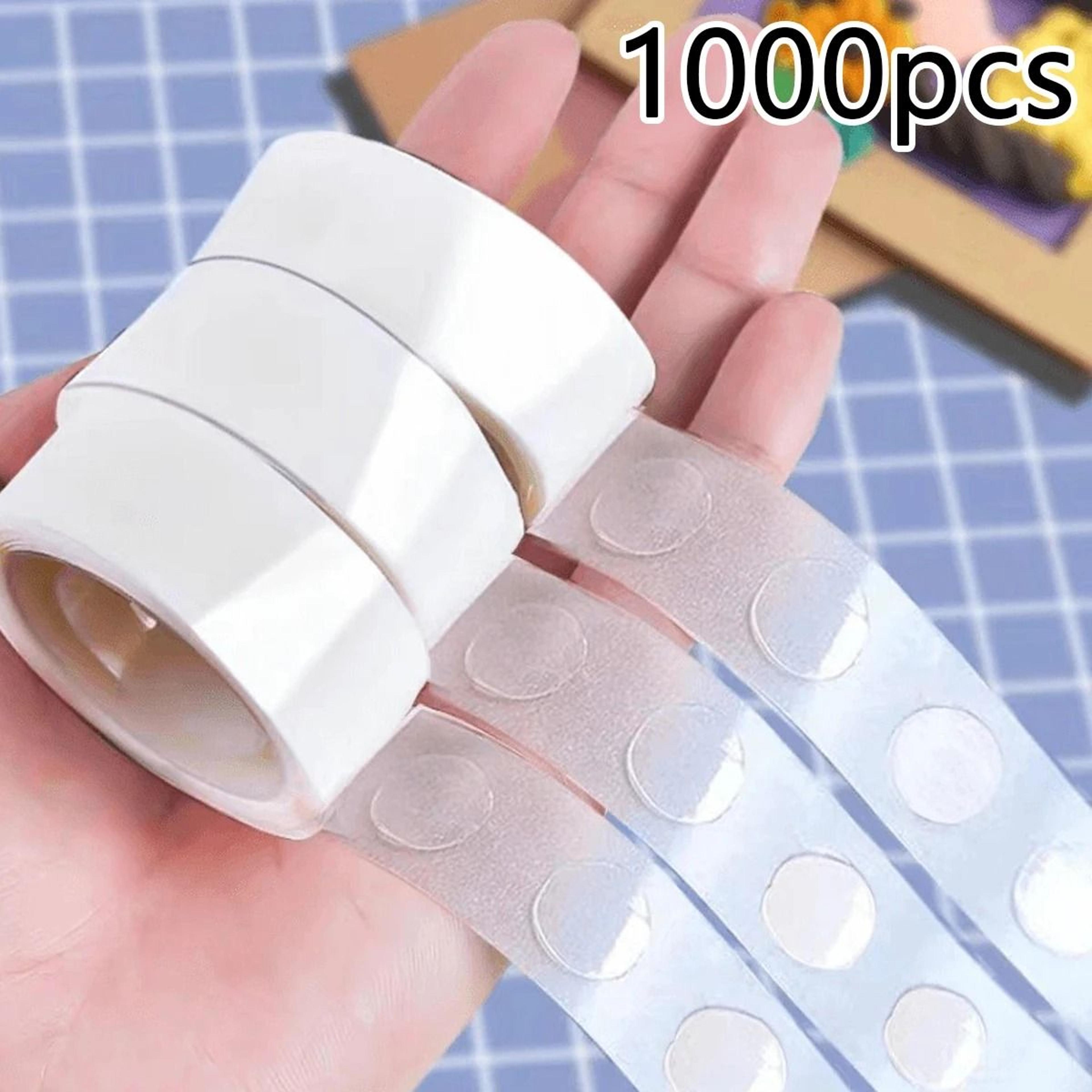 1000 pack clear double sided glue dots traceless balloon tape sticky dots