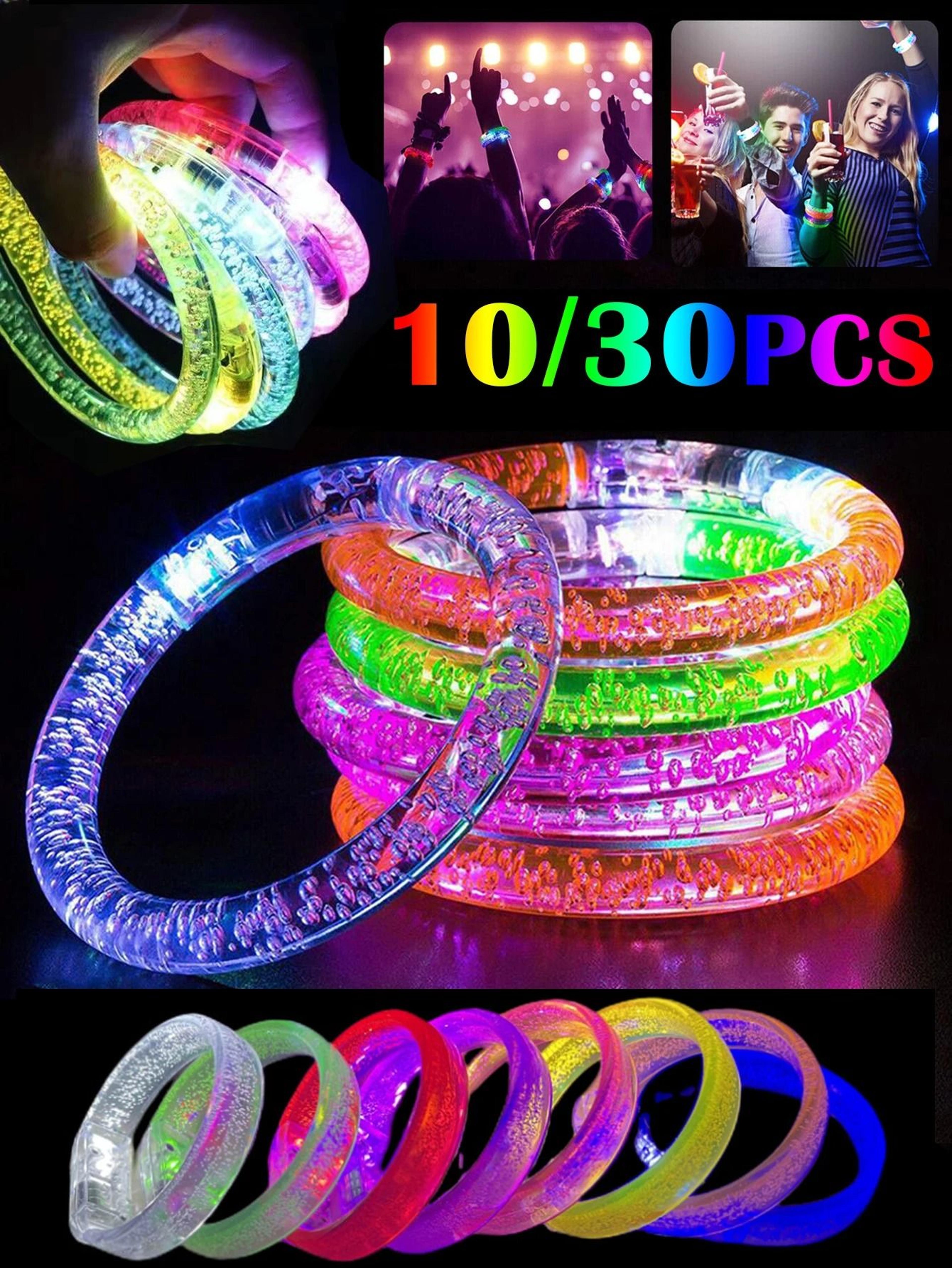 led colorful luminous party bracelets light up glowing bangles for events and concerts