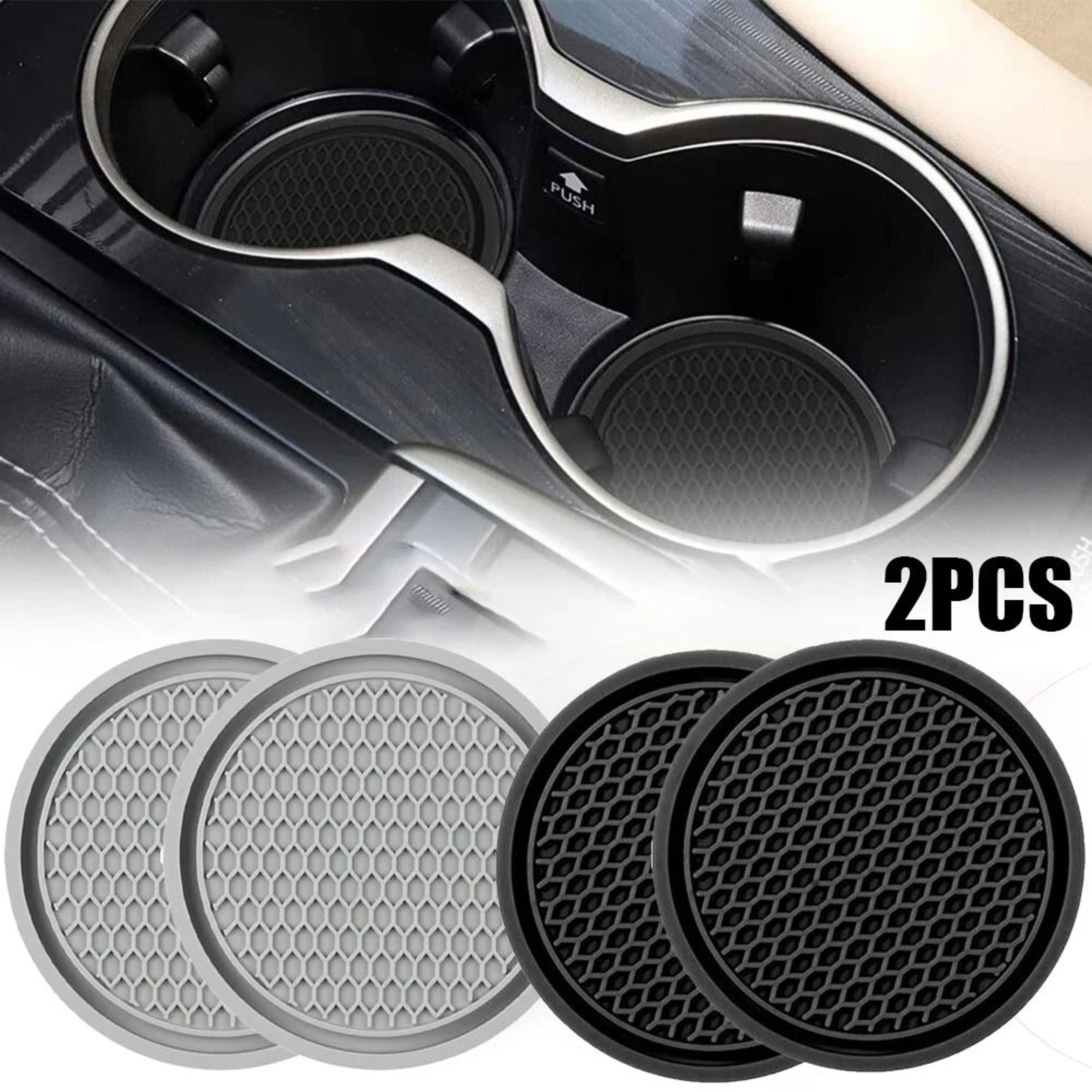 universal car coasters non slip cup holder rubber mat auto interior accessories