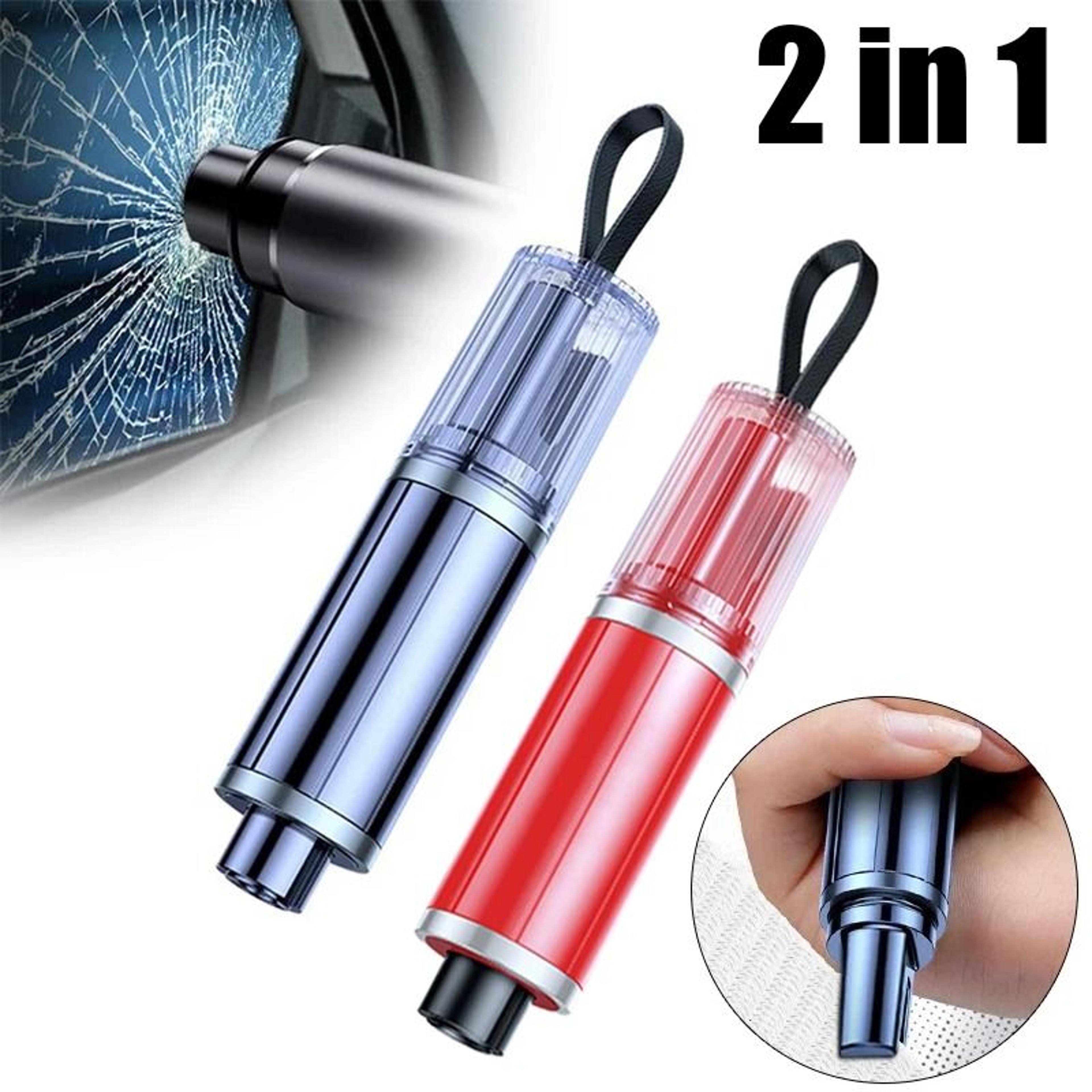 2 in 1 car safety hammer emergency glass breaker seatbelt cutter auto rescue tool