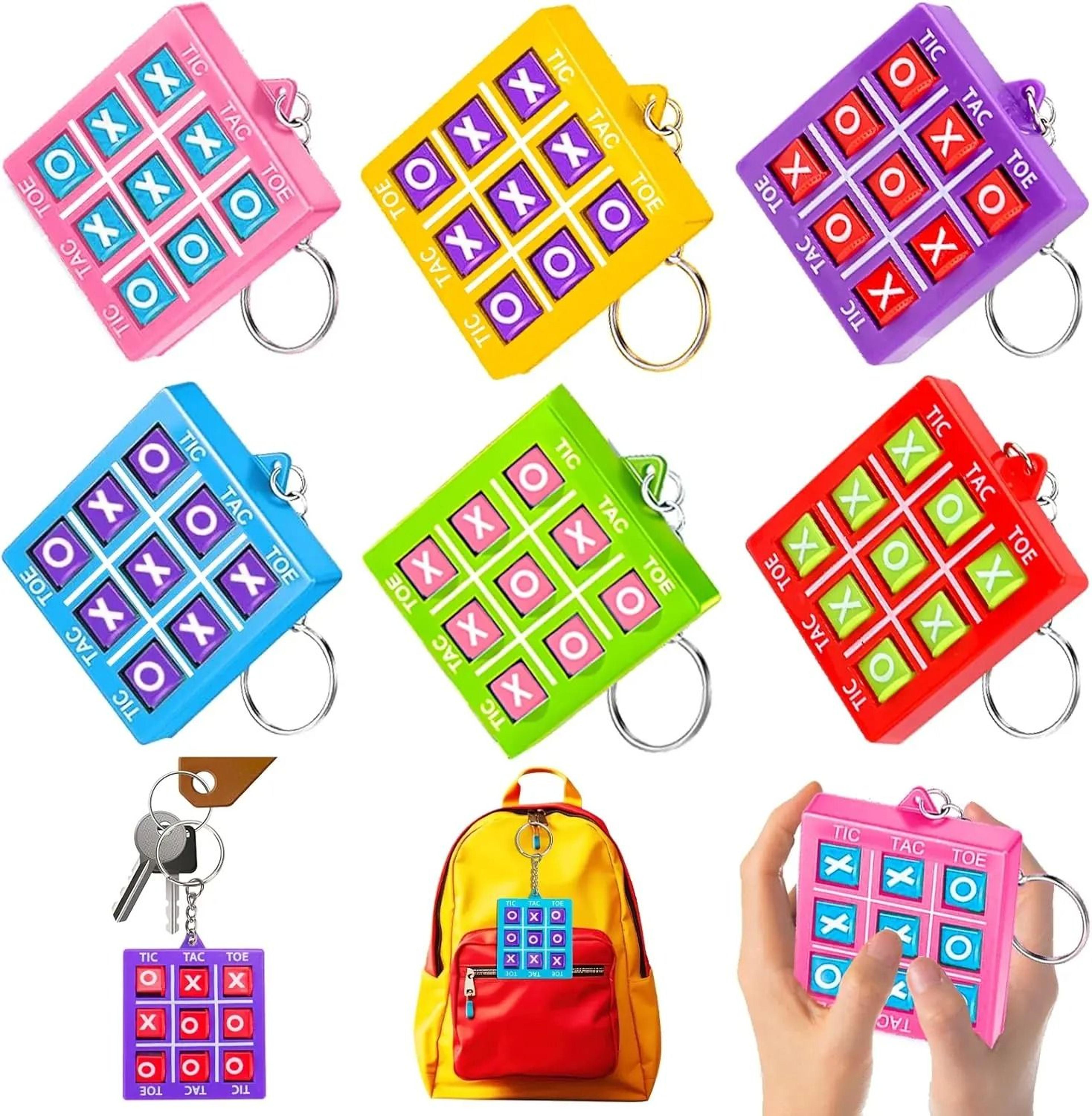 mini tic tac toe keychain game kids educational toy goodie bag party favor stuffers