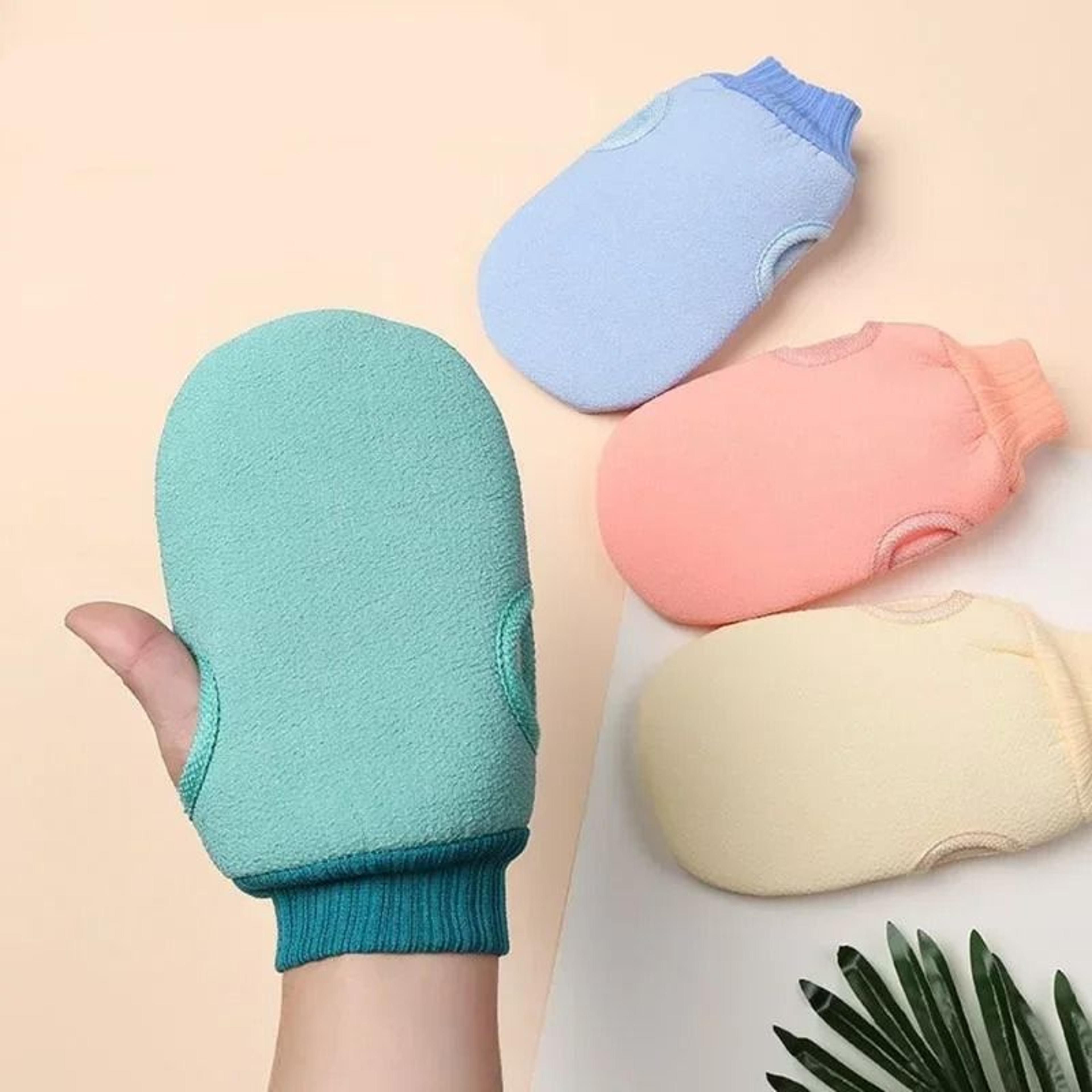 exfoliating bath glove body scrub mitt dead skin remover spa shower massager